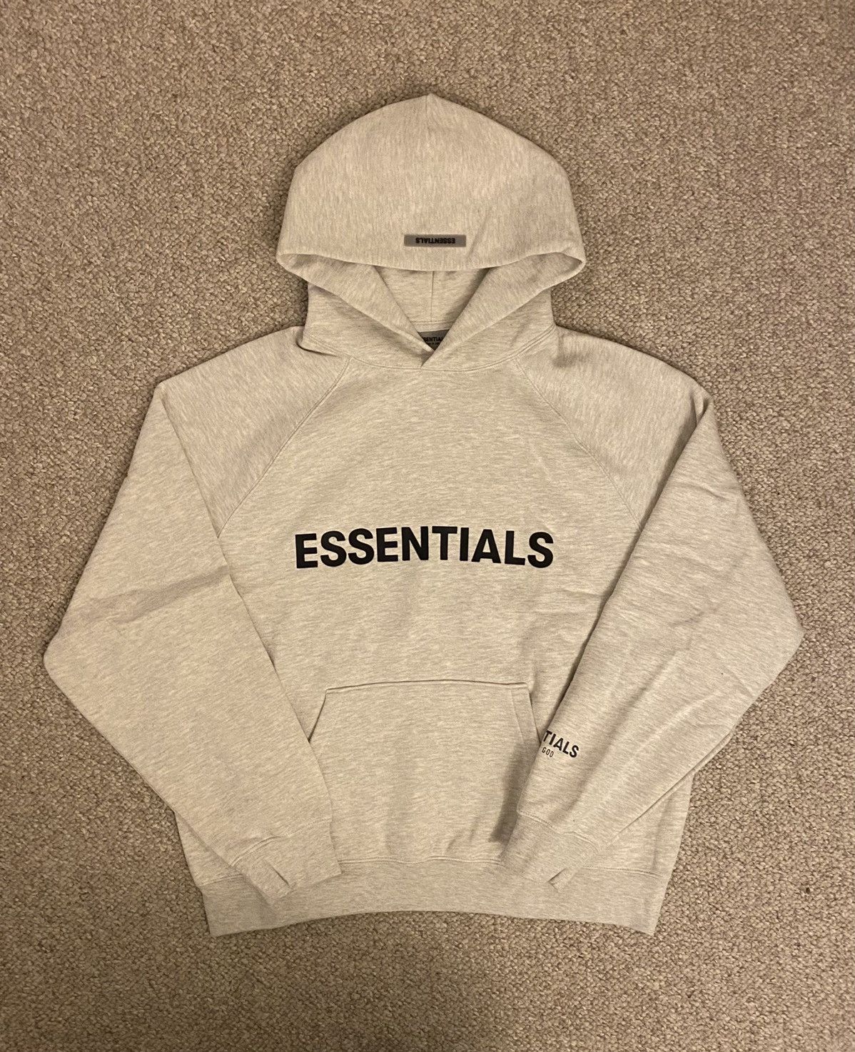 Fear of God Essentials 3D Silicon Applique Pullover Hoodie