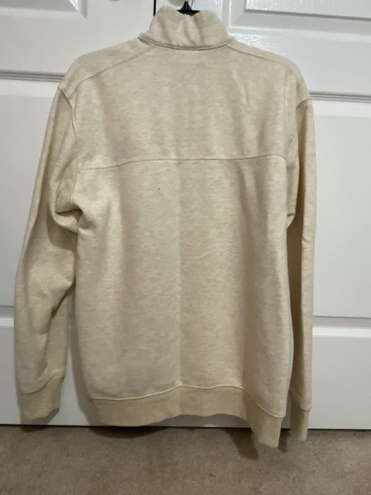 Columbia Cream Colored Columbia Half Zip Sweatshirt | Grailed