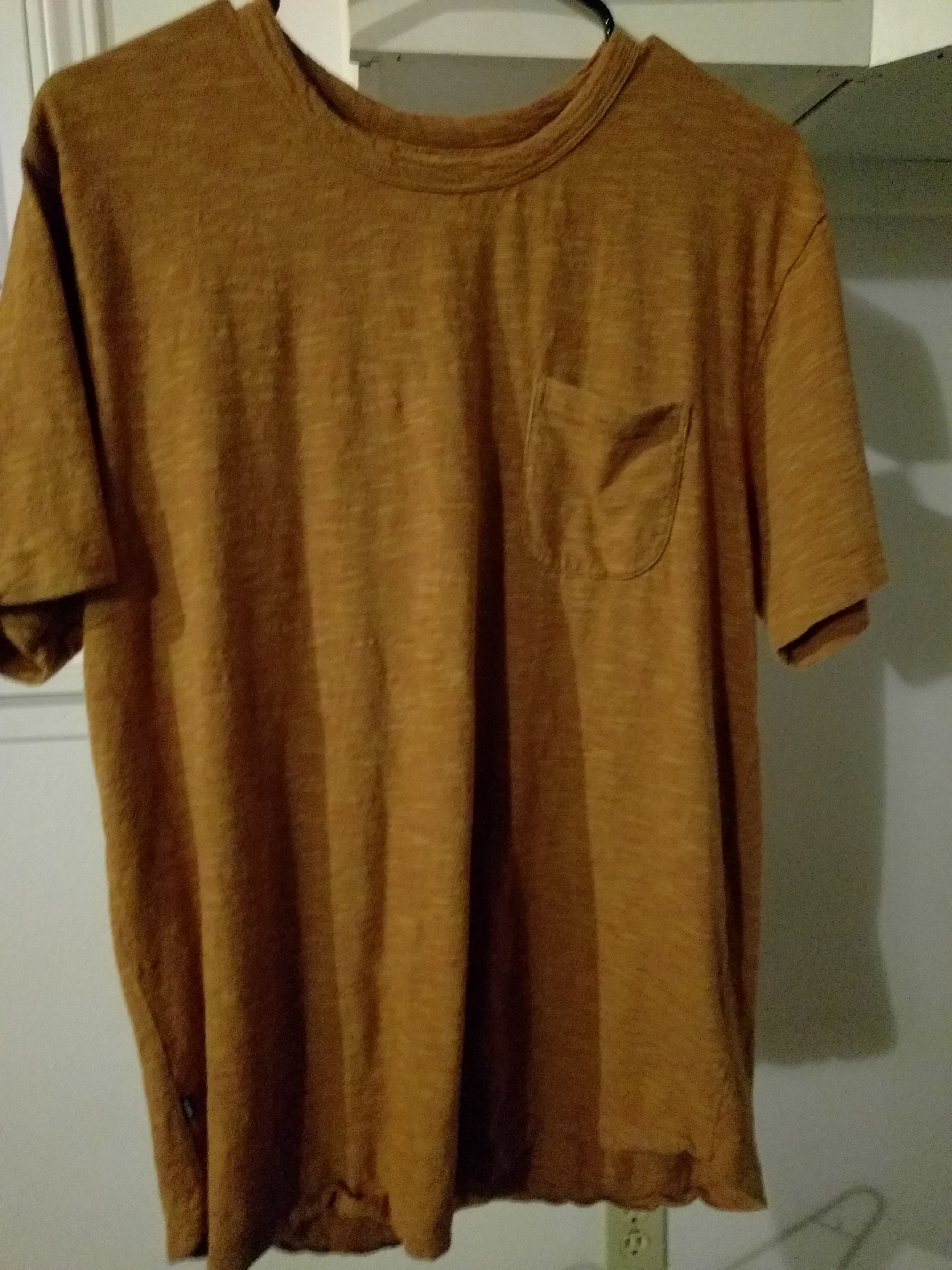 Obey Mustard Heather pocket tee bordeaux Size US L / EU 52-54 / 3 - 1 Thumbnail