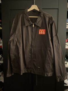 Cactus Jack, Jackets & Coats, Travis Scott Cactus Jack Mcdonalds Collab  Crew Hoodie Jacket Large