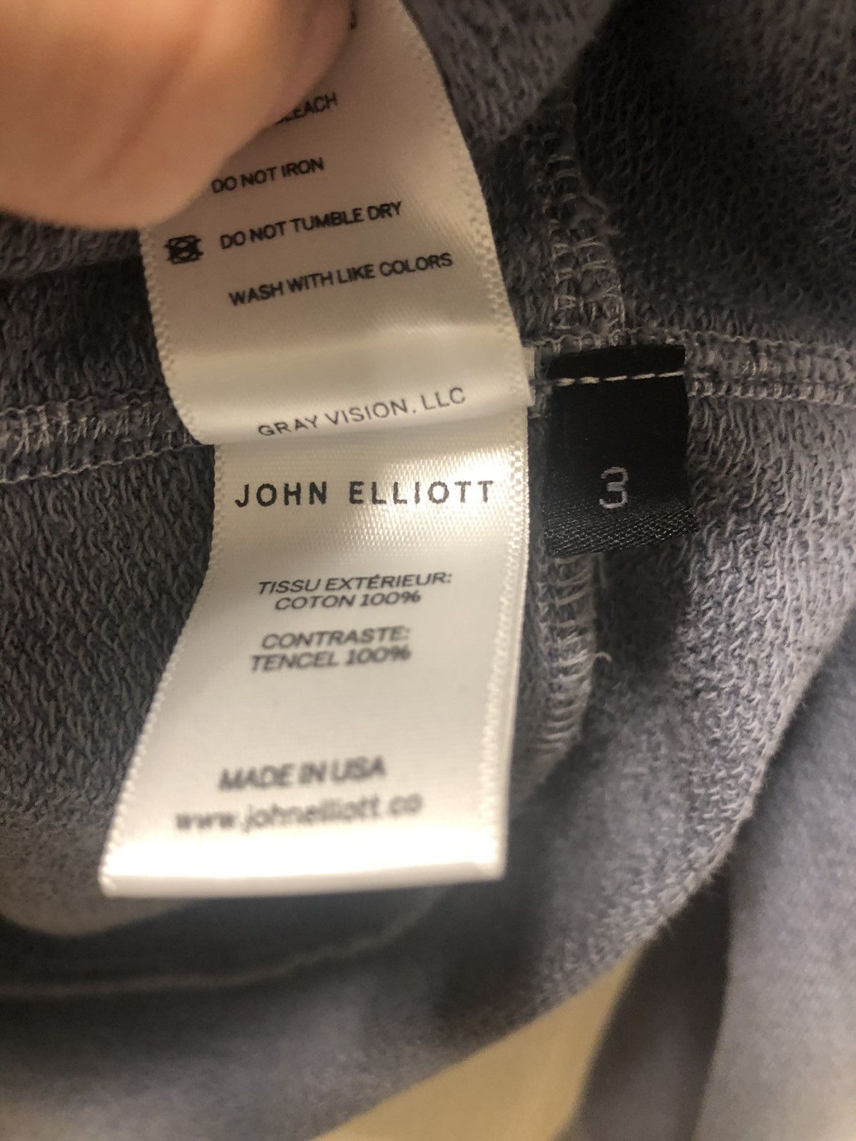 John Elliott Washed Paneled Crewneck Pullover Size US L / EU 52-54 / 3 - 15 Thumbnail