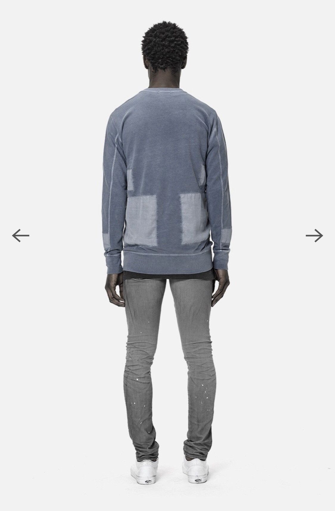 John Elliott Washed Paneled Crewneck Pullover Size US L / EU 52-54 / 3 - 3 Thumbnail