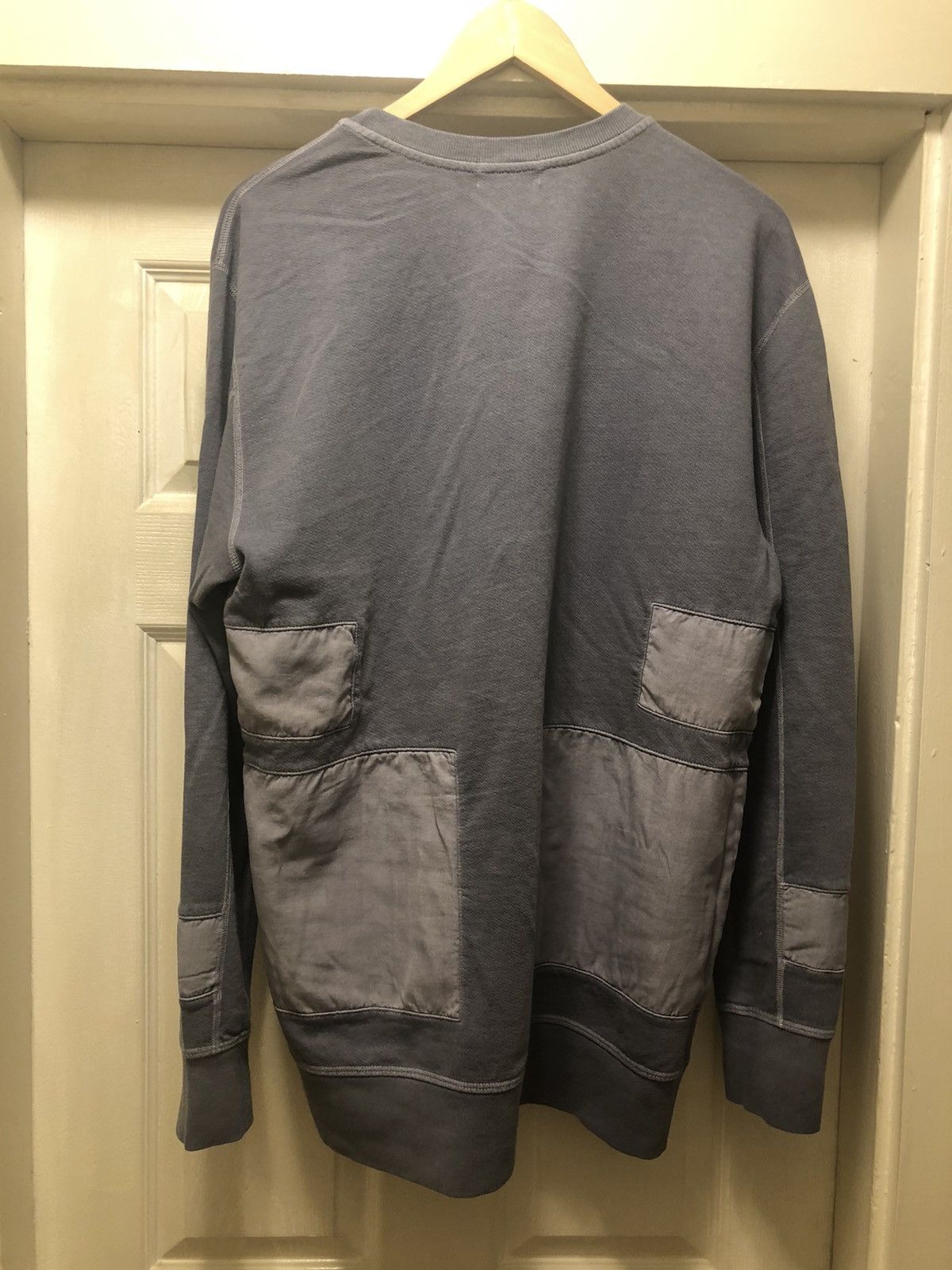 John Elliott Washed Paneled Crewneck Pullover Size US L / EU 52-54 / 3 - 6 Thumbnail