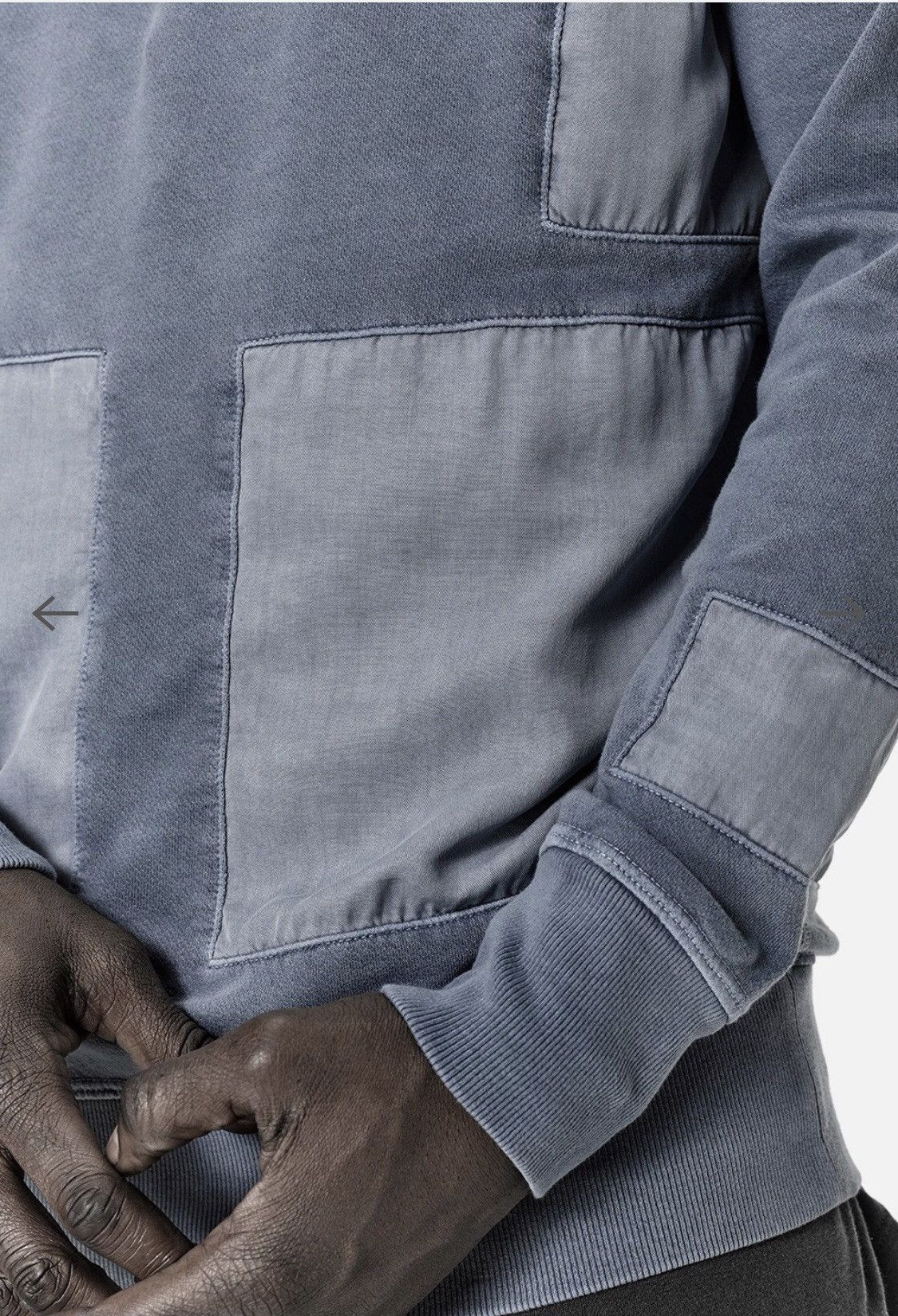 John Elliott Washed Paneled Crewneck Pullover Size US L / EU 52-54 / 3 - 4 Thumbnail