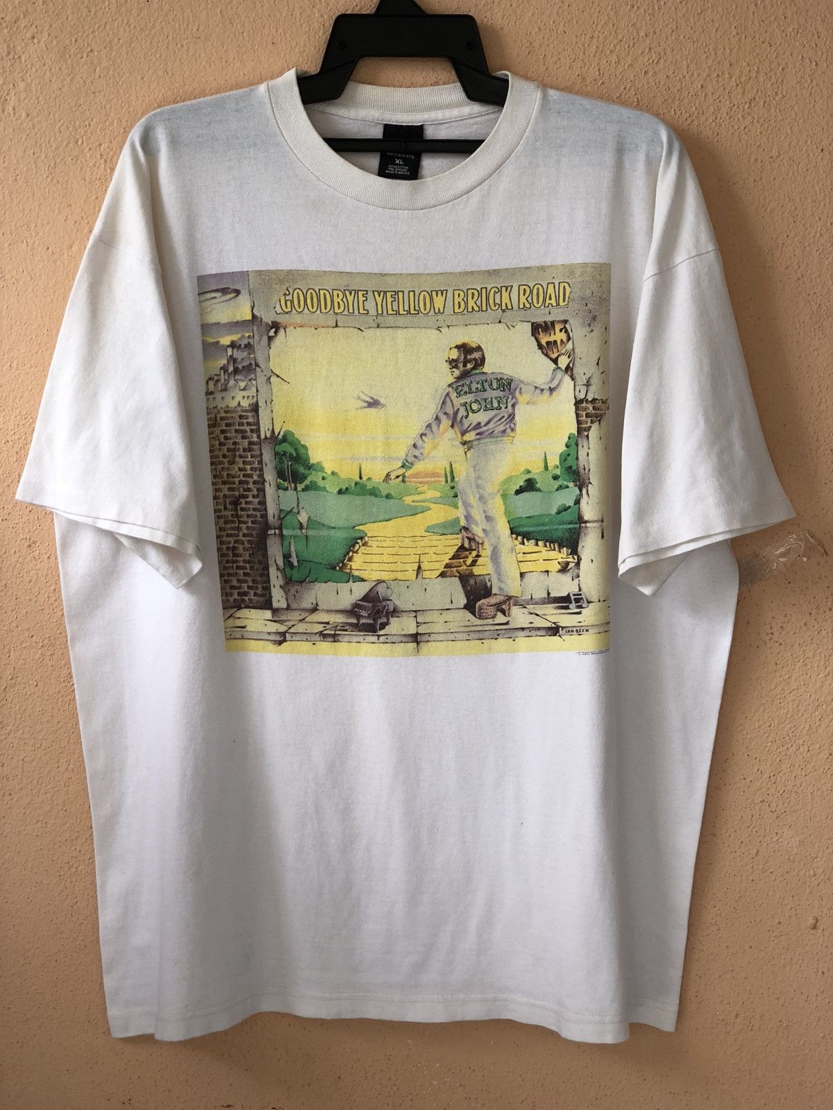 Band Tees × Vintage Vintage 90s ELTON JOHN Album Promo Tee Size US XL / EU 56 / 4 - 1 Thumbnail
