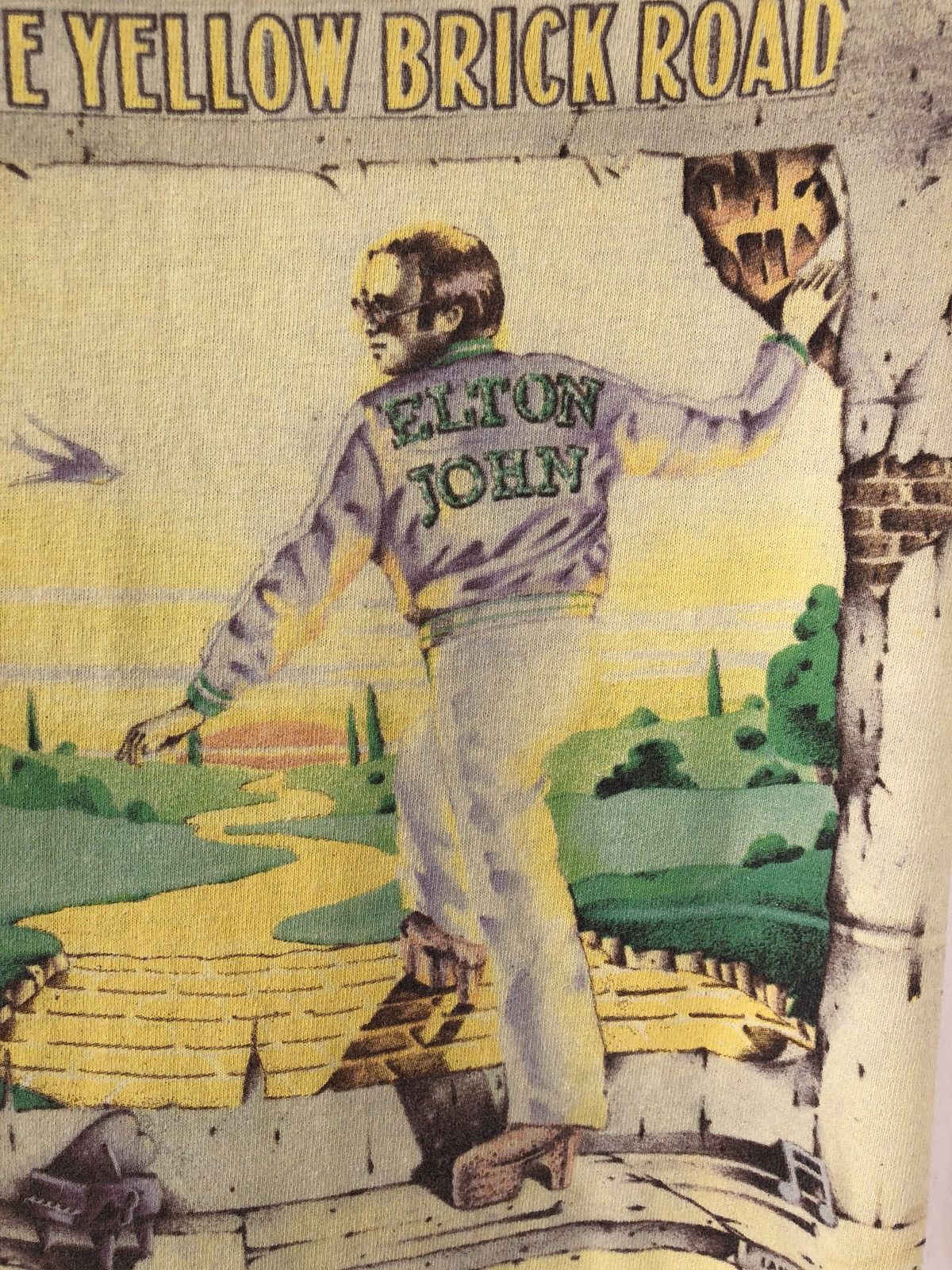 Band Tees × Vintage Vintage 90s ELTON JOHN Album Promo Tee Size US XL / EU 56 / 4 - 3 Thumbnail