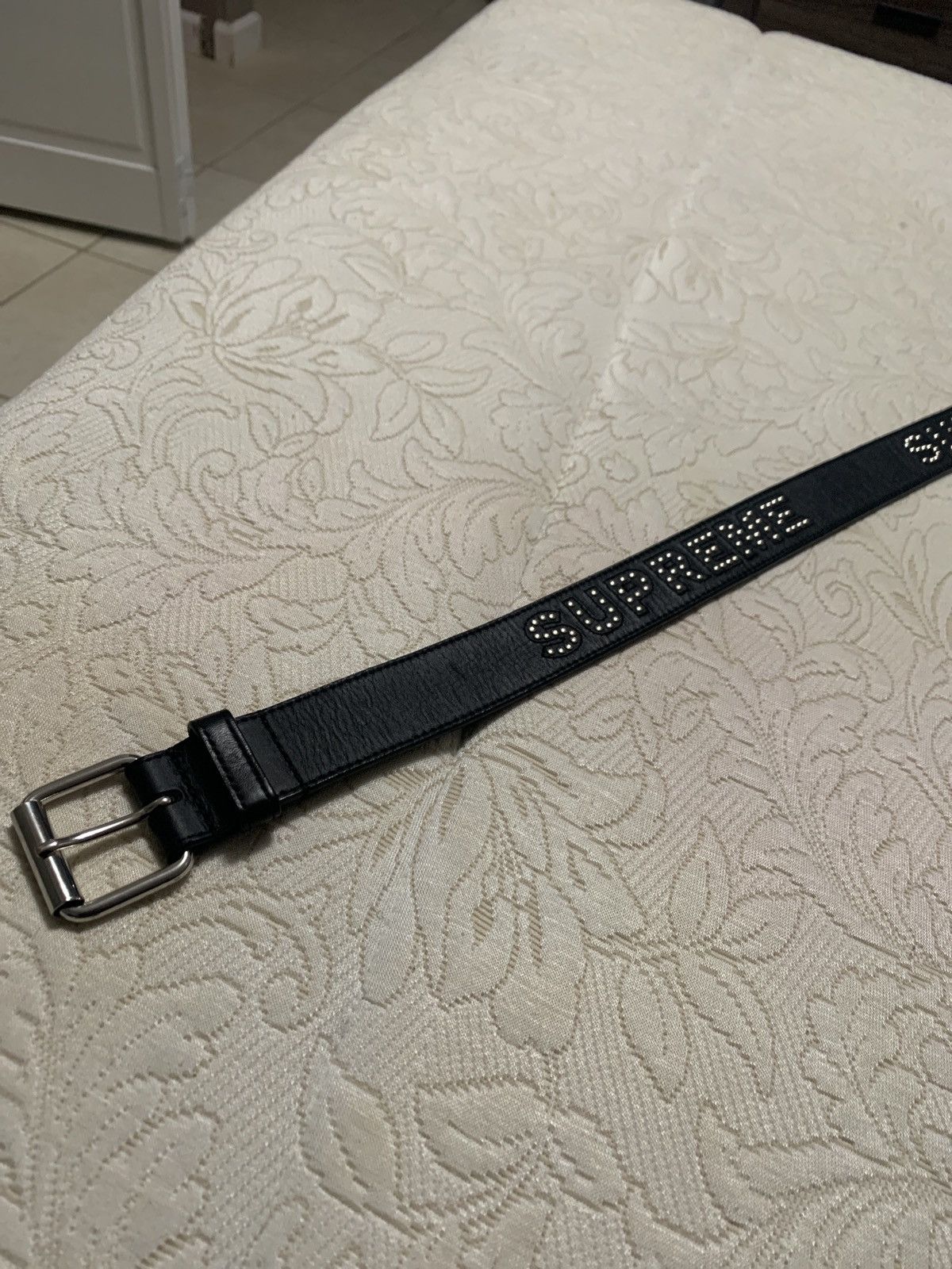 Supreme Supreme Studded Logo Belt L/XL | Grailed 