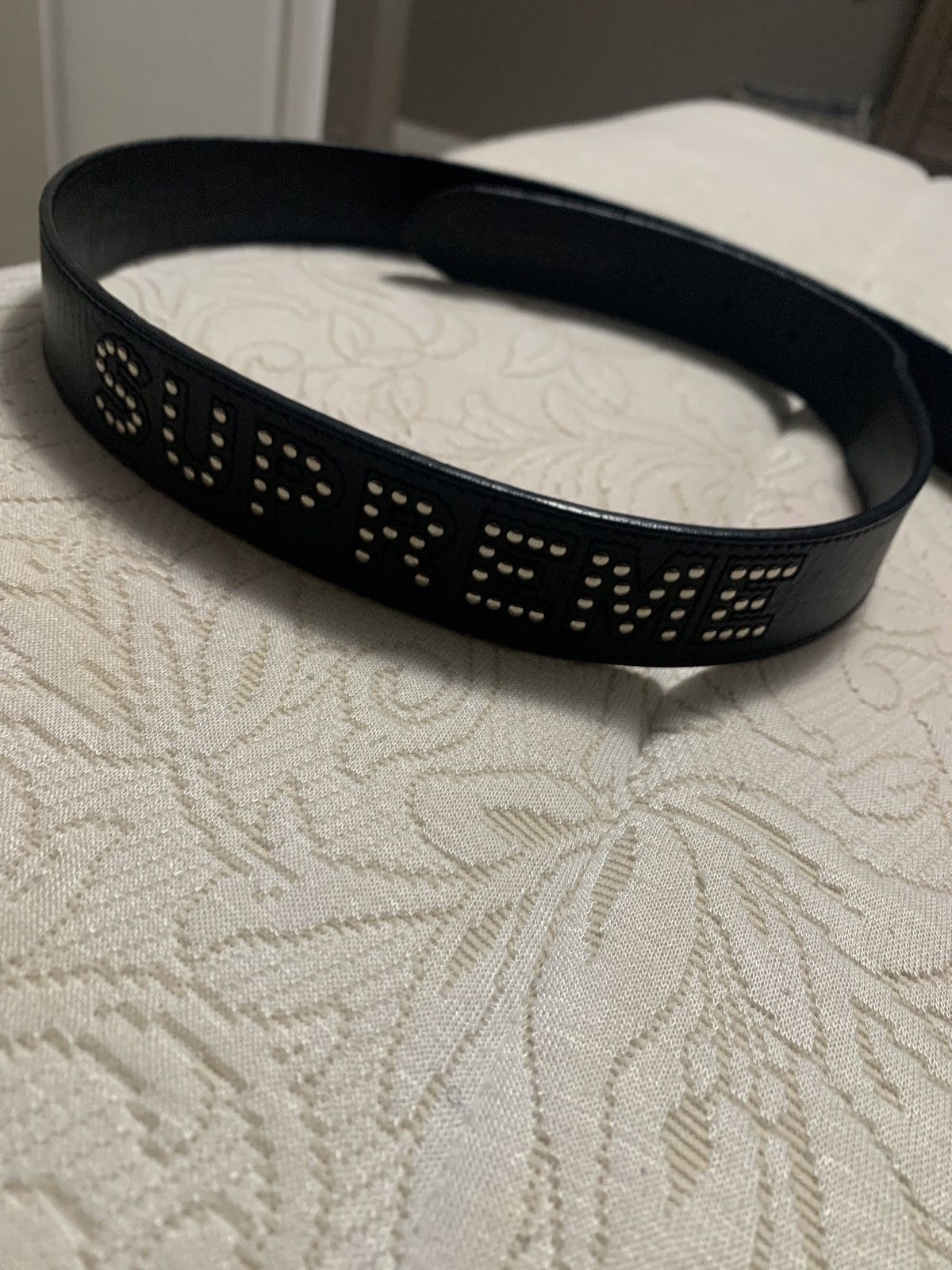 Supreme Supreme Studded Logo Belt L/XL | Grailed 