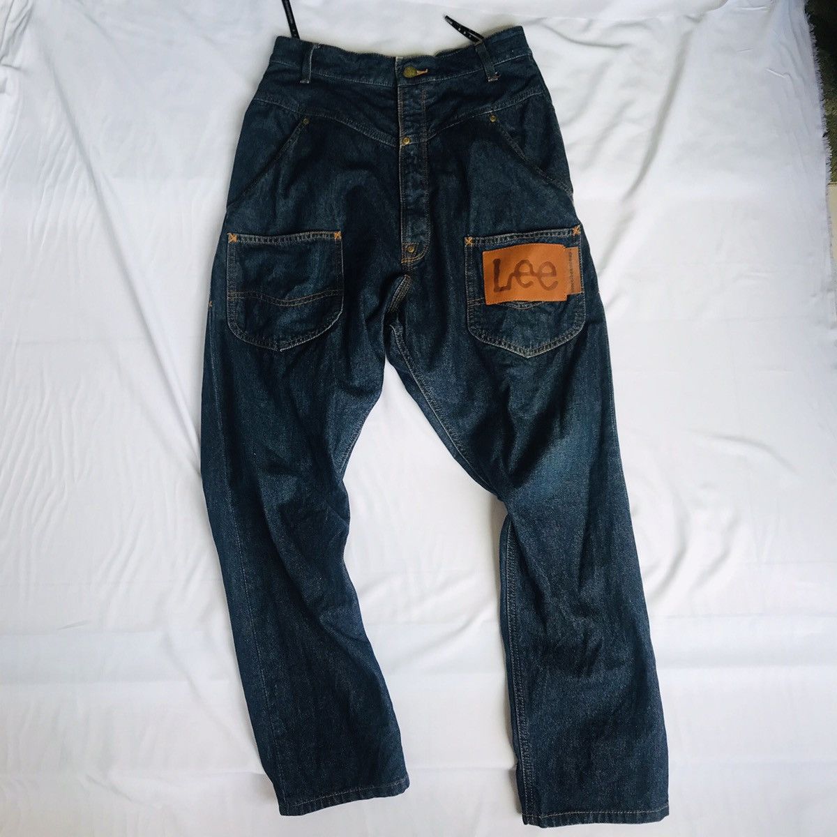 Lee × mercibeaucoup Mercibeaucop x Lee Denim Drop Crotch Pants Size US 28 / EU 44 - 13 Thumbnail