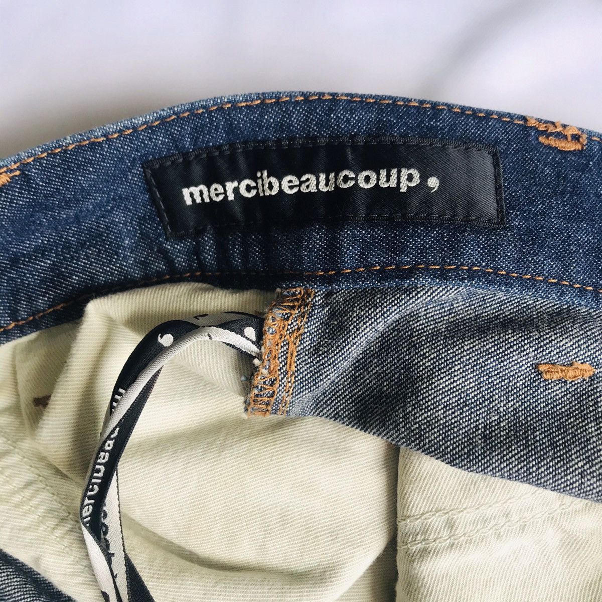Lee × mercibeaucoup Mercibeaucop x Lee Denim Drop Crotch Pants Size US 28 / EU 44 - 9 Thumbnail
