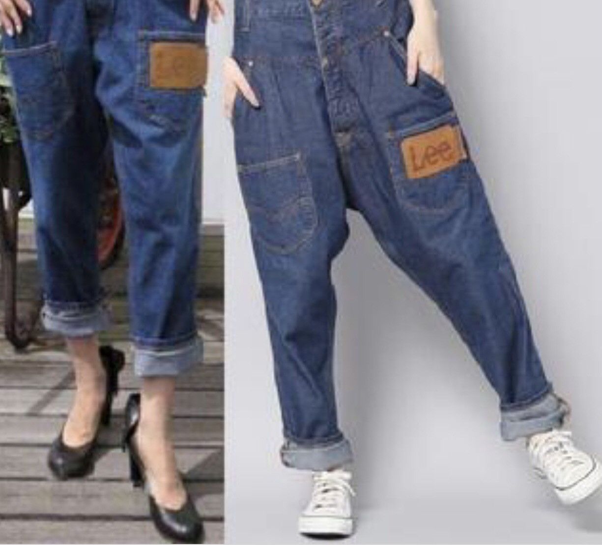 Lee × mercibeaucoup Mercibeaucop x Lee Denim Drop Crotch Pants Size US 28 / EU 44 - 1 Thumbnail