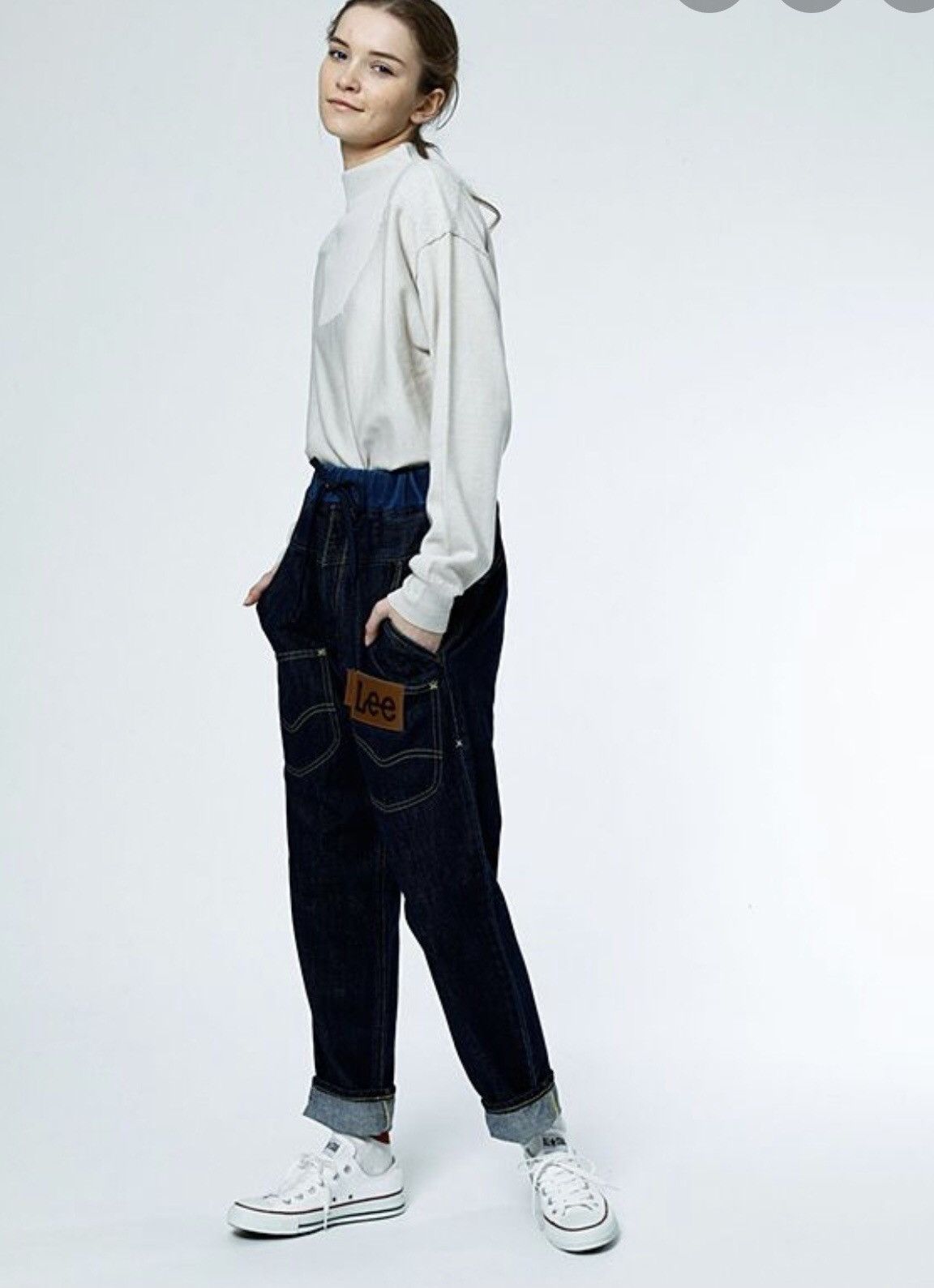 Lee × mercibeaucoup Mercibeaucop x Lee Denim Drop Crotch Pants Size US 28 / EU 44 - 2 Thumbnail