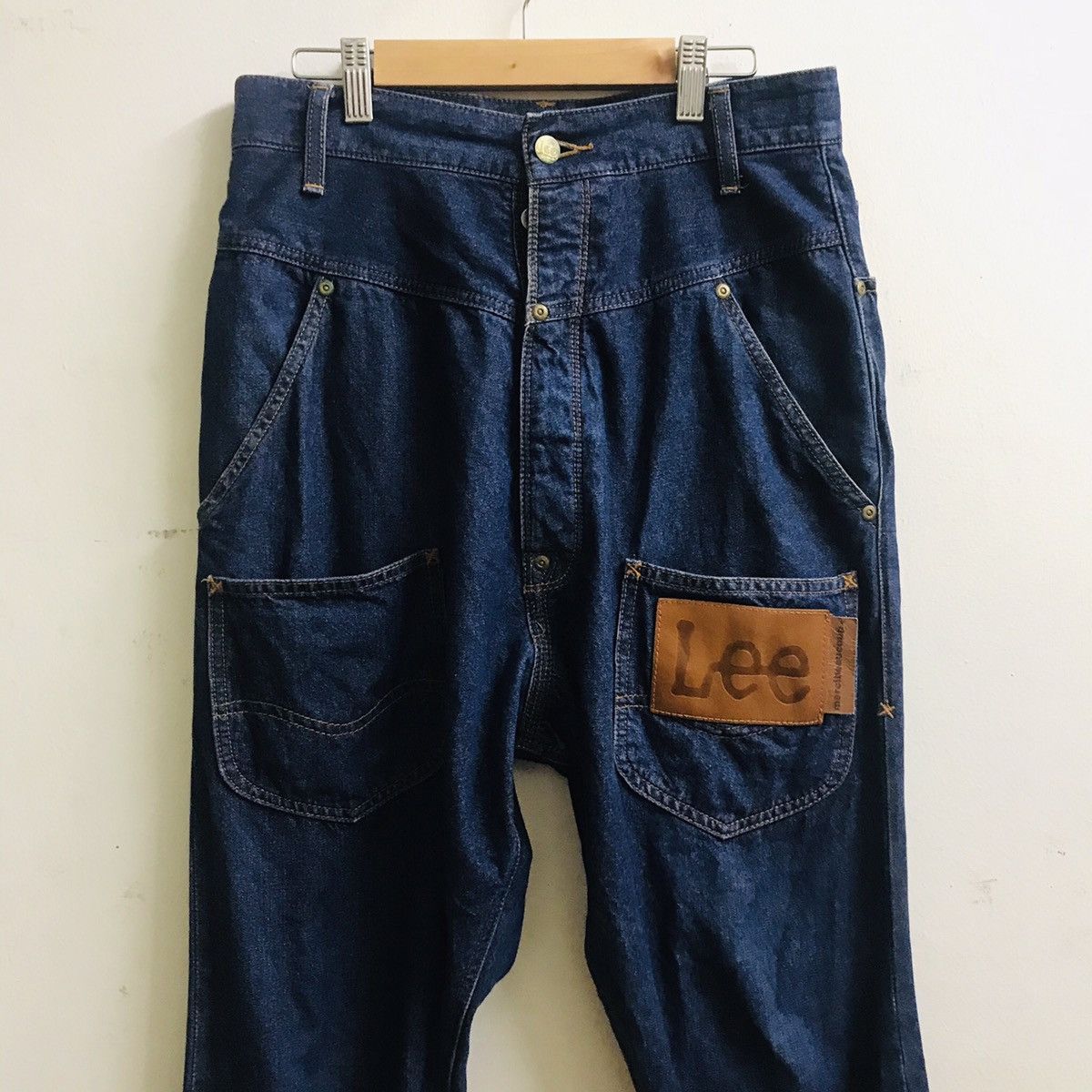 Lee × mercibeaucoup Mercibeaucop x Lee Denim Drop Crotch Pants Size US 28 / EU 44 - 4 Thumbnail