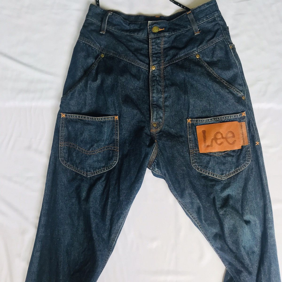 Lee × mercibeaucoup Mercibeaucop x Lee Denim Drop Crotch Pants Size US 28 / EU 44 - 11 Thumbnail