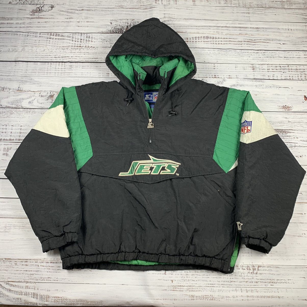 Seattle Seahawks Starter Jacket Large Coat Vintage Nfl Parka Puffy