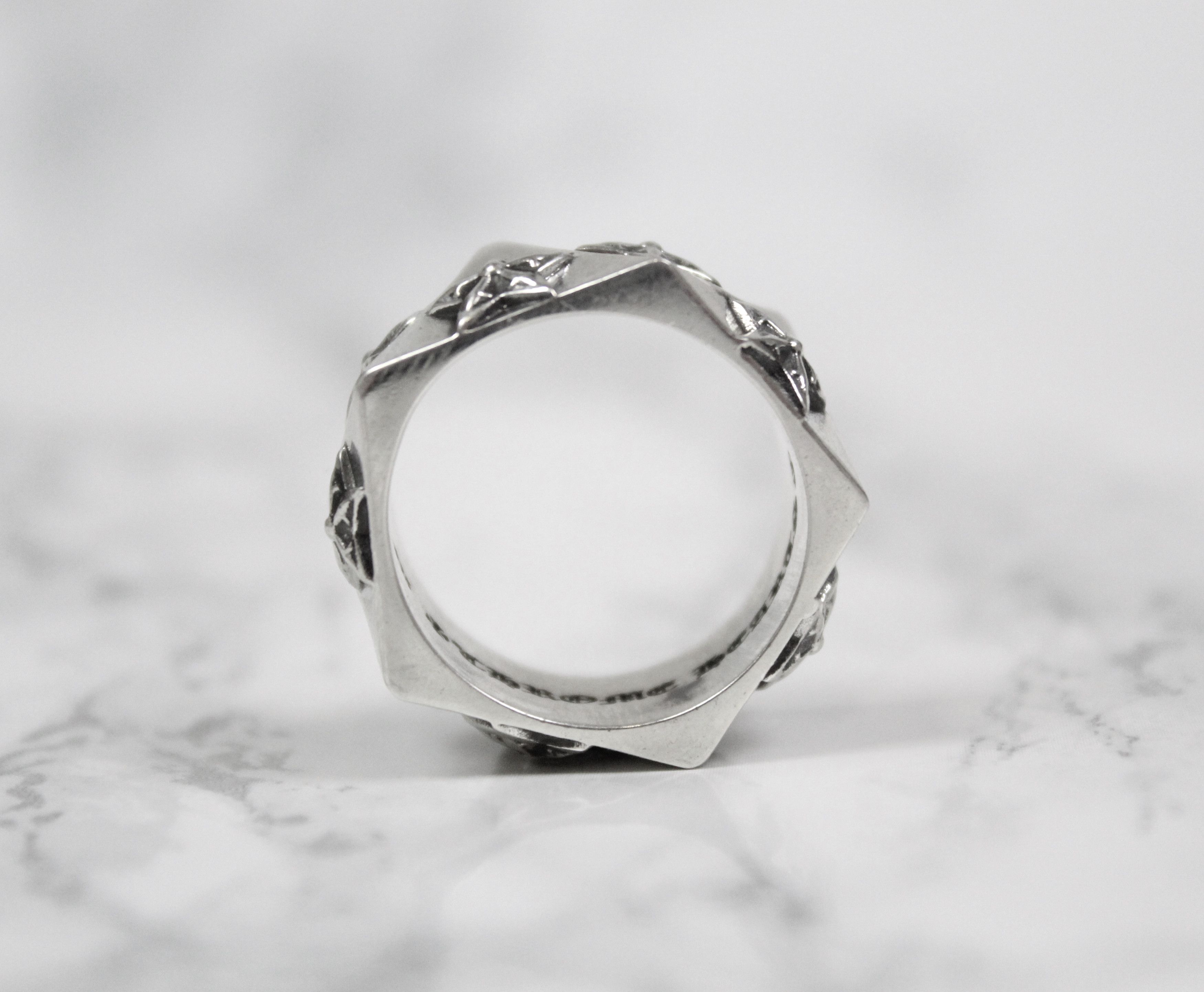 Chrome Hearts Pentagon Star Ring | Grailed