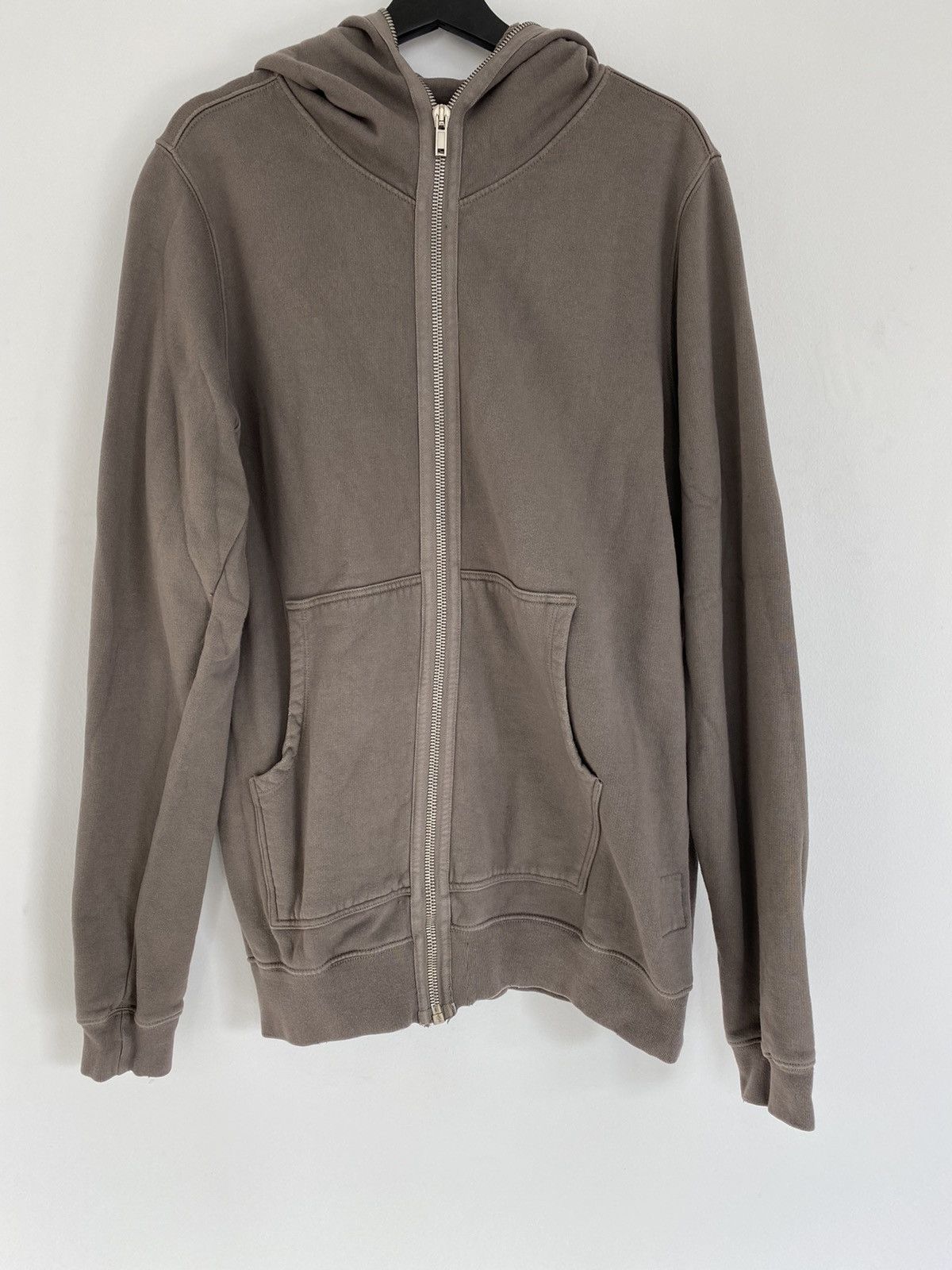 image of Rick Owens Drkshdw Rick Owens Darkshadow Gimp Zip Up in Beige, Men's (Size XL)