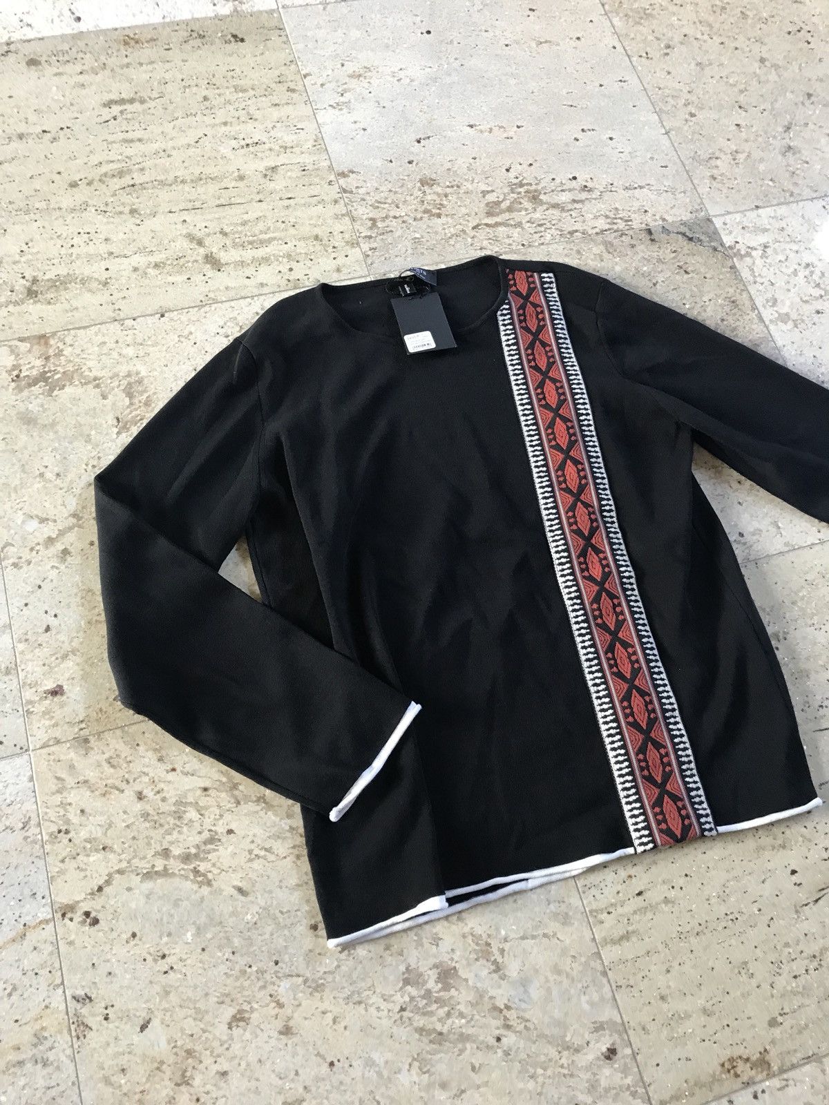 Ports 1961 Vertical Stripe Sweater In Black Size US M / EU 48-50 / 2 - 9 Thumbnail