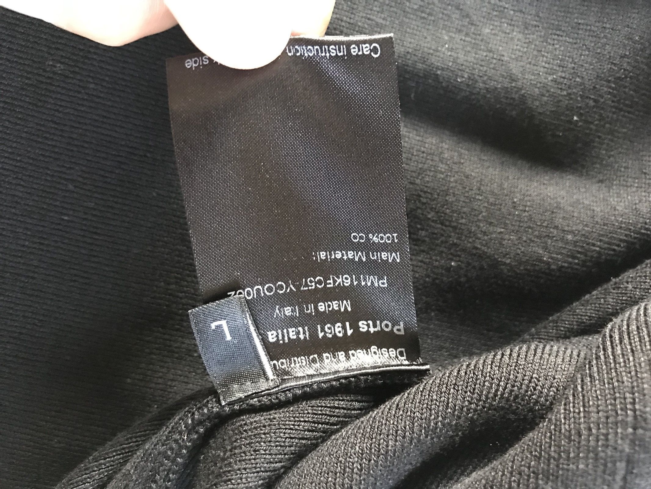 Ports 1961 Vertical Stripe Sweater In Black Size US M / EU 48-50 / 2 - 14 Thumbnail