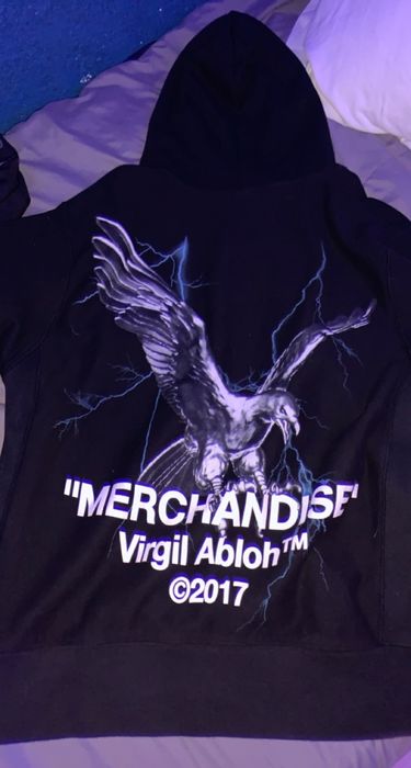 Travis scott virgil outlet abloh merchandise hoodie