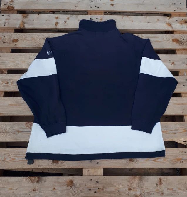 Sergio Tacchini × Vintage Sergio Tacchini Mini Logo Quarter Zip Spell Out Sweatshirt Size US L / EU 52-54 / 3 - 6 Thumbnail