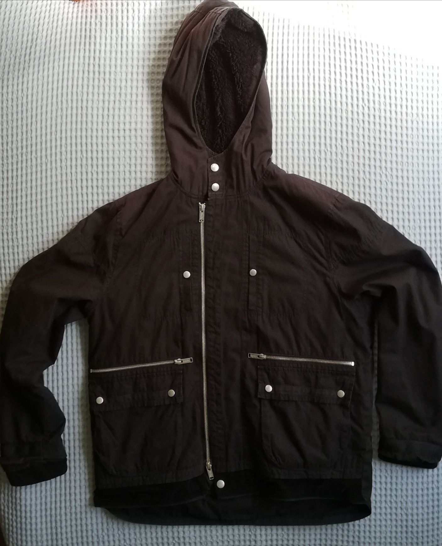 Undercover John Undercover AW15 Faux Shearling Black Short Parka Size US M / EU 48-50 / 2 - 1 Thumbnail