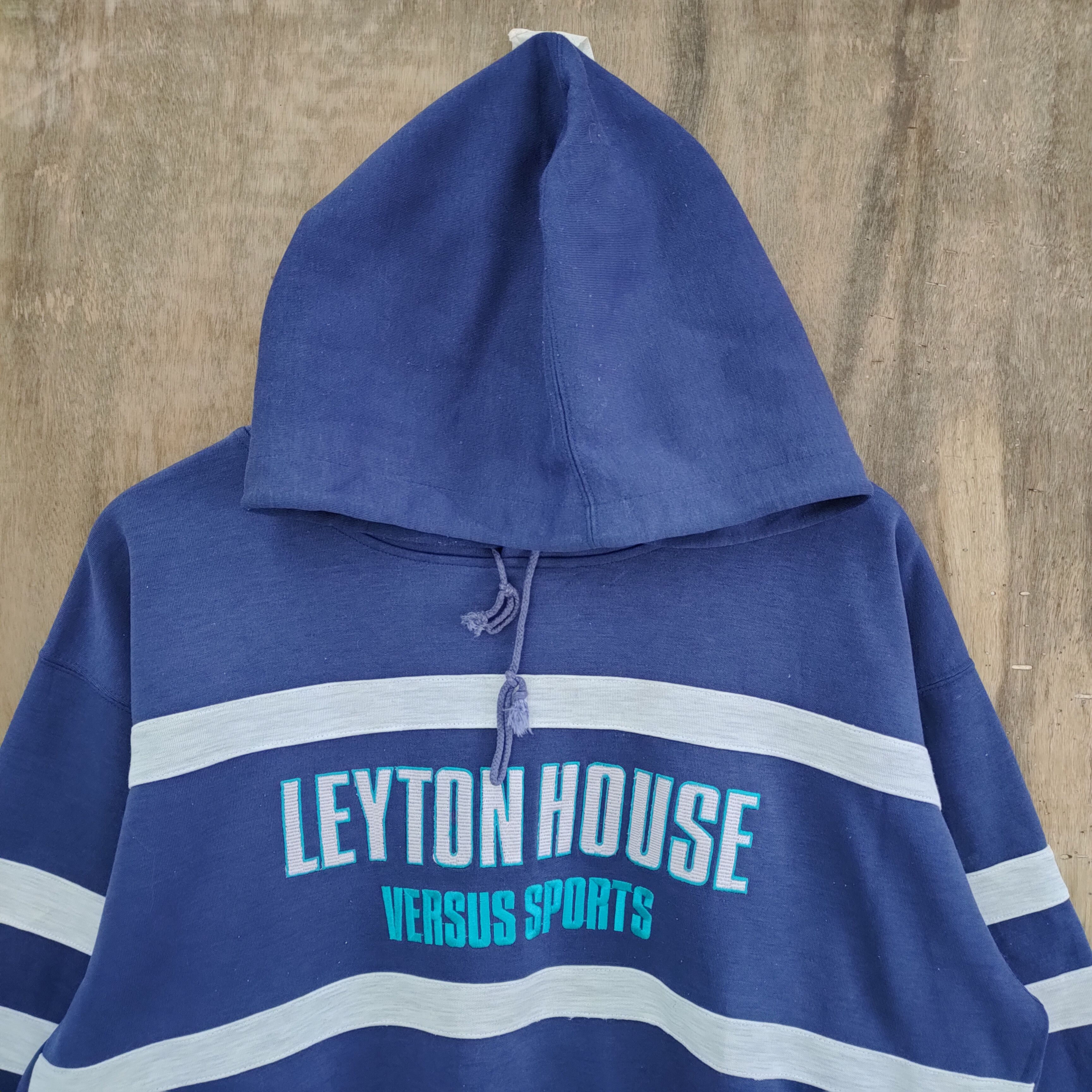 Vintage LEYTON HOUSE DESUS SPORTS SWEATSHIRT HOODIE Size US M / EU 48-50 / 2 - 2 Thumbnail