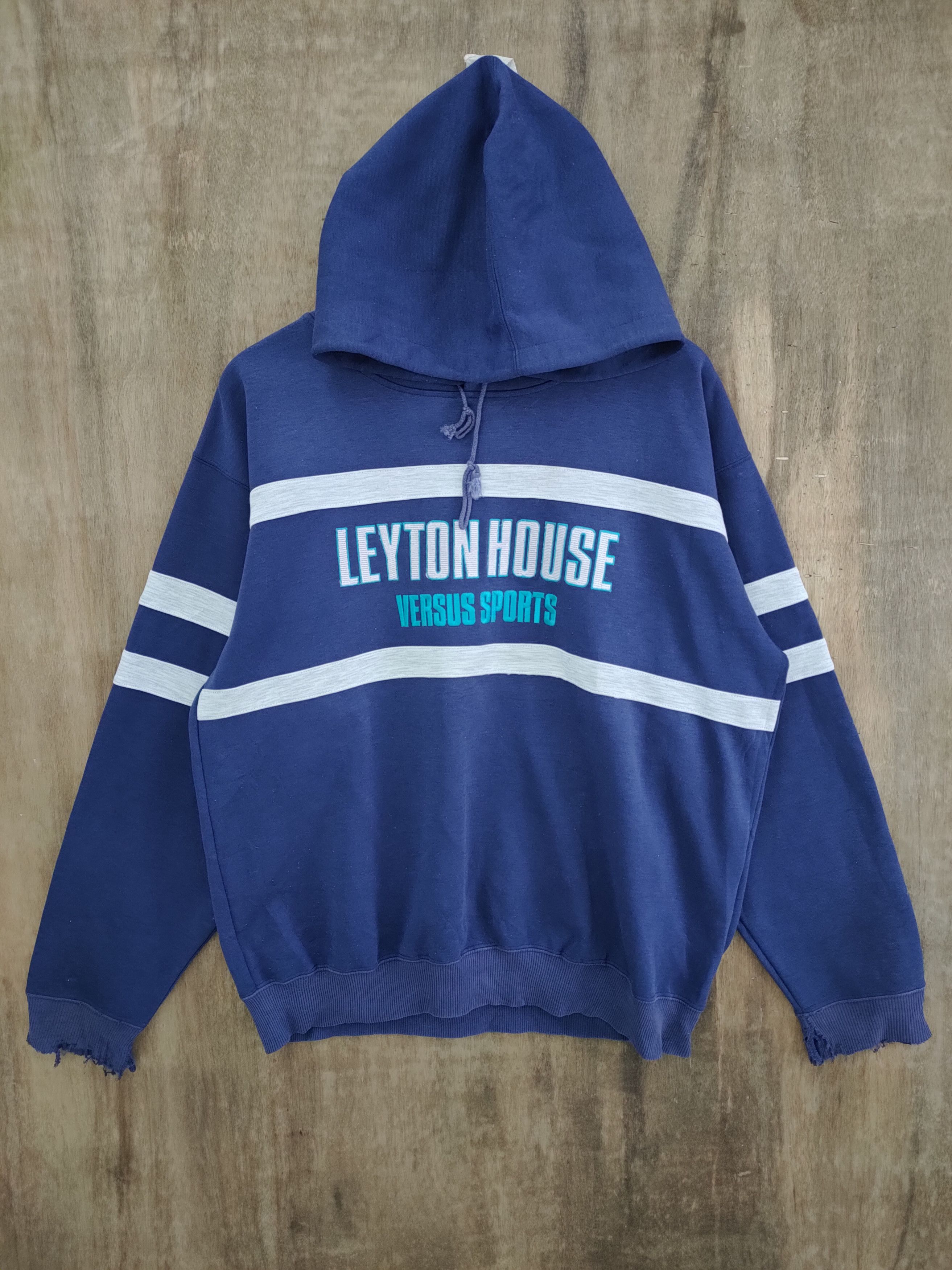 Vintage LEYTON HOUSE DESUS SPORTS SWEATSHIRT HOODIE Size US M / EU 48-50 / 2 - 1 Thumbnail