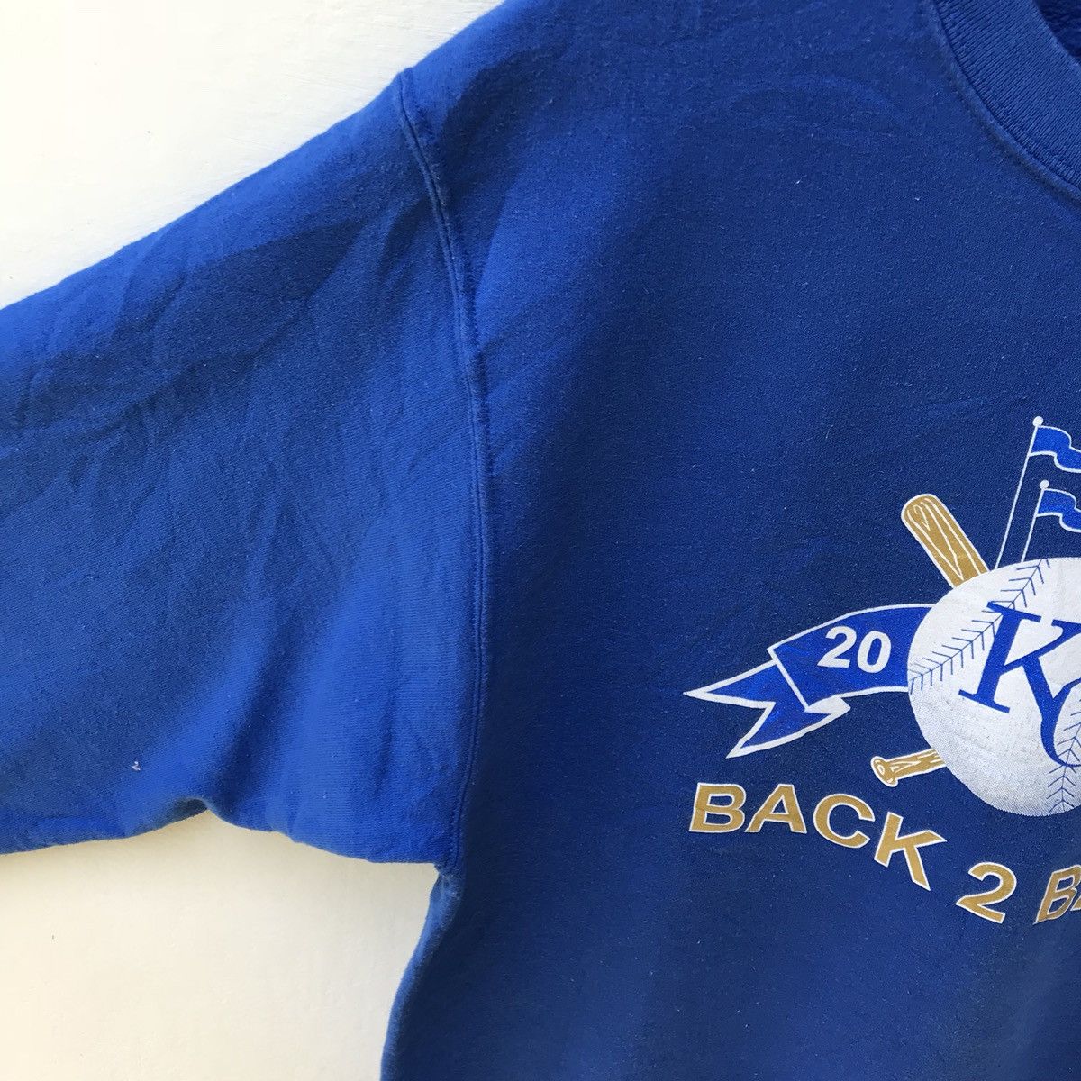 Jerzees Baseball Back 2 Back Big Logo Sweatshirt Size US M / EU 48-50 / 2 - 5 Thumbnail
