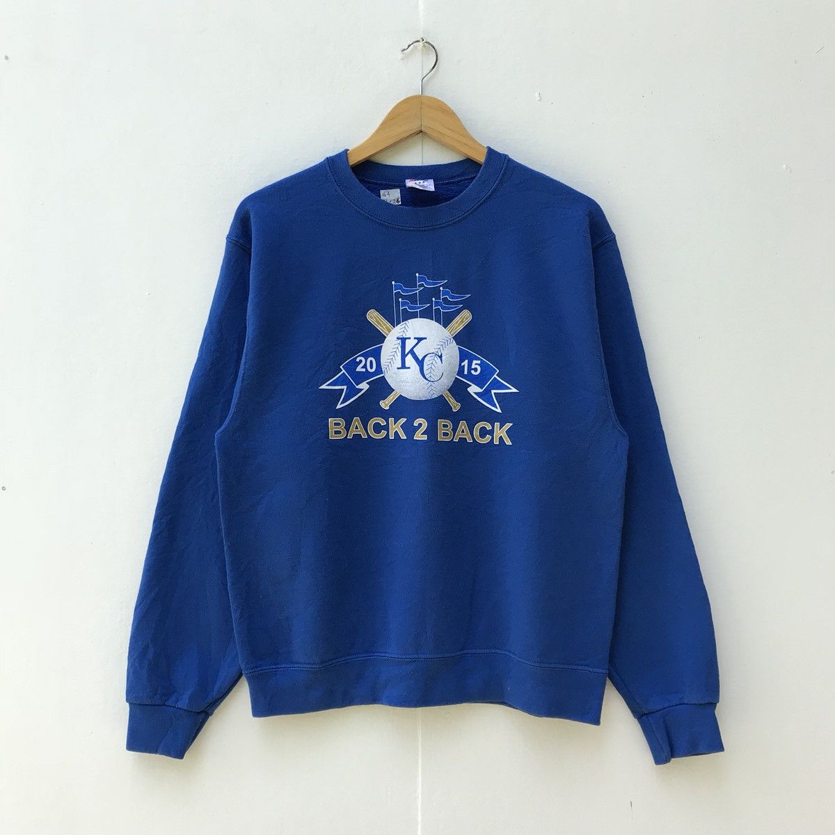 Jerzees Baseball Back 2 Back Big Logo Sweatshirt Size US M / EU 48-50 / 2 - 1 Thumbnail