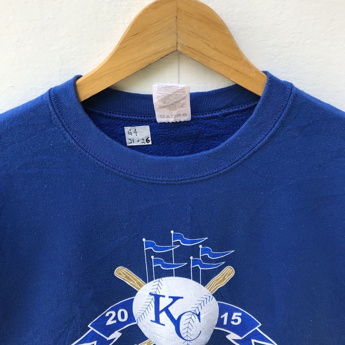 Jerzees Baseball Back 2 Back Big Logo Sweatshirt Size US M / EU 48-50 / 2 - 3 Thumbnail