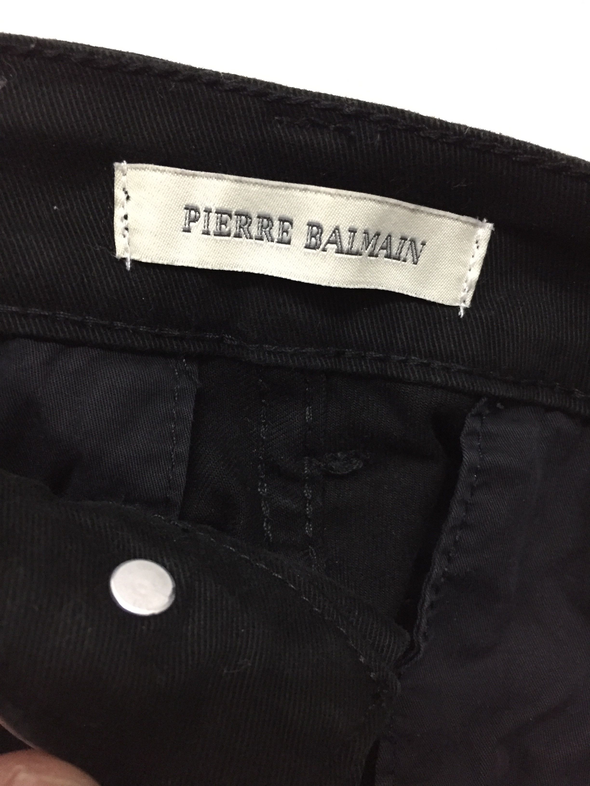 Balmain BALMAIN Bush Flap Multipocket Rider slim Ankle Zipper denim Size US 29 - 11 Thumbnail
