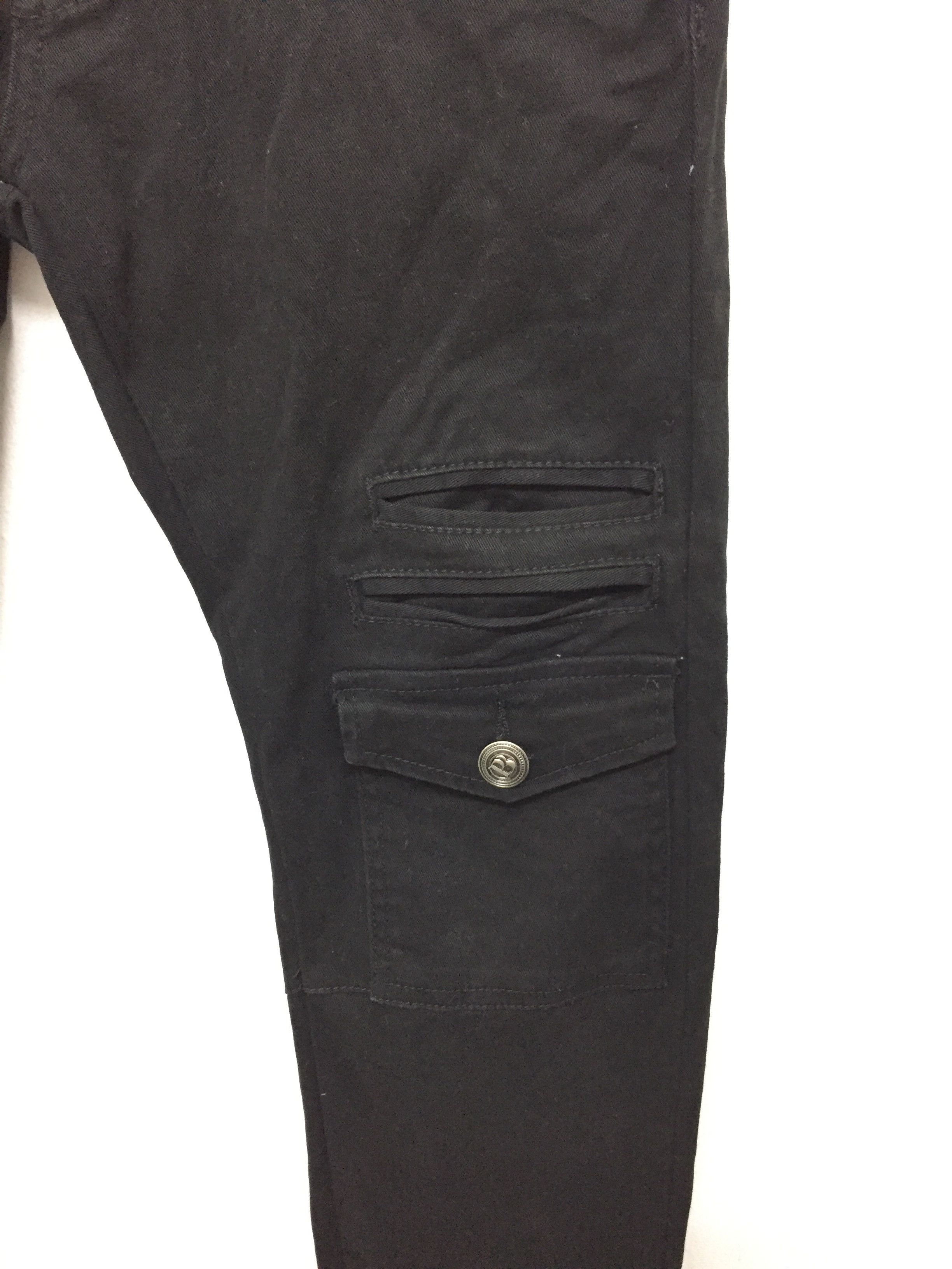 Balmain BALMAIN Bush Flap Multipocket Rider slim Ankle Zipper denim Size US 29 - 5 Thumbnail