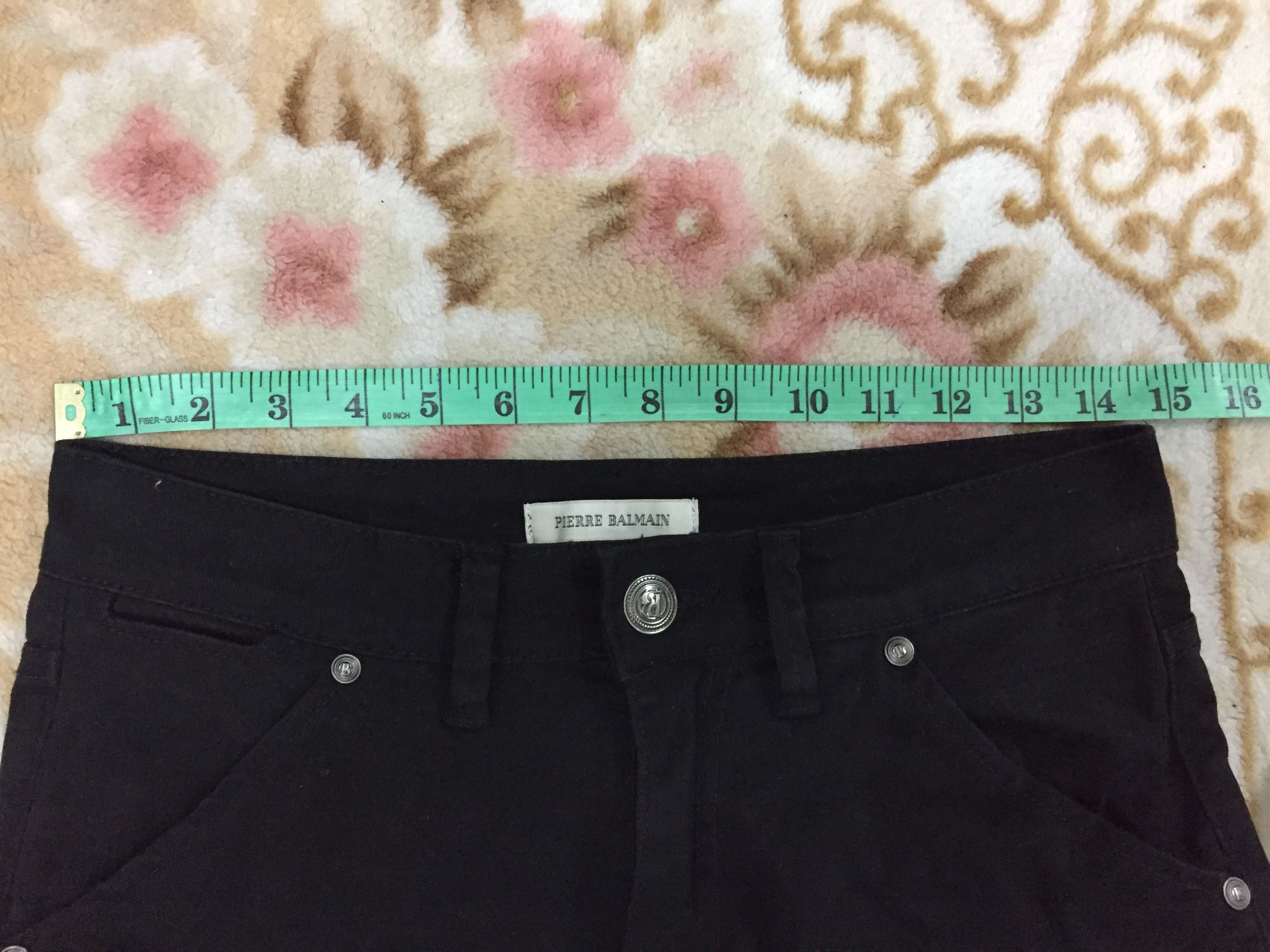 Balmain BALMAIN Bush Flap Multipocket Rider slim Ankle Zipper denim Size US 29 - 14 Thumbnail