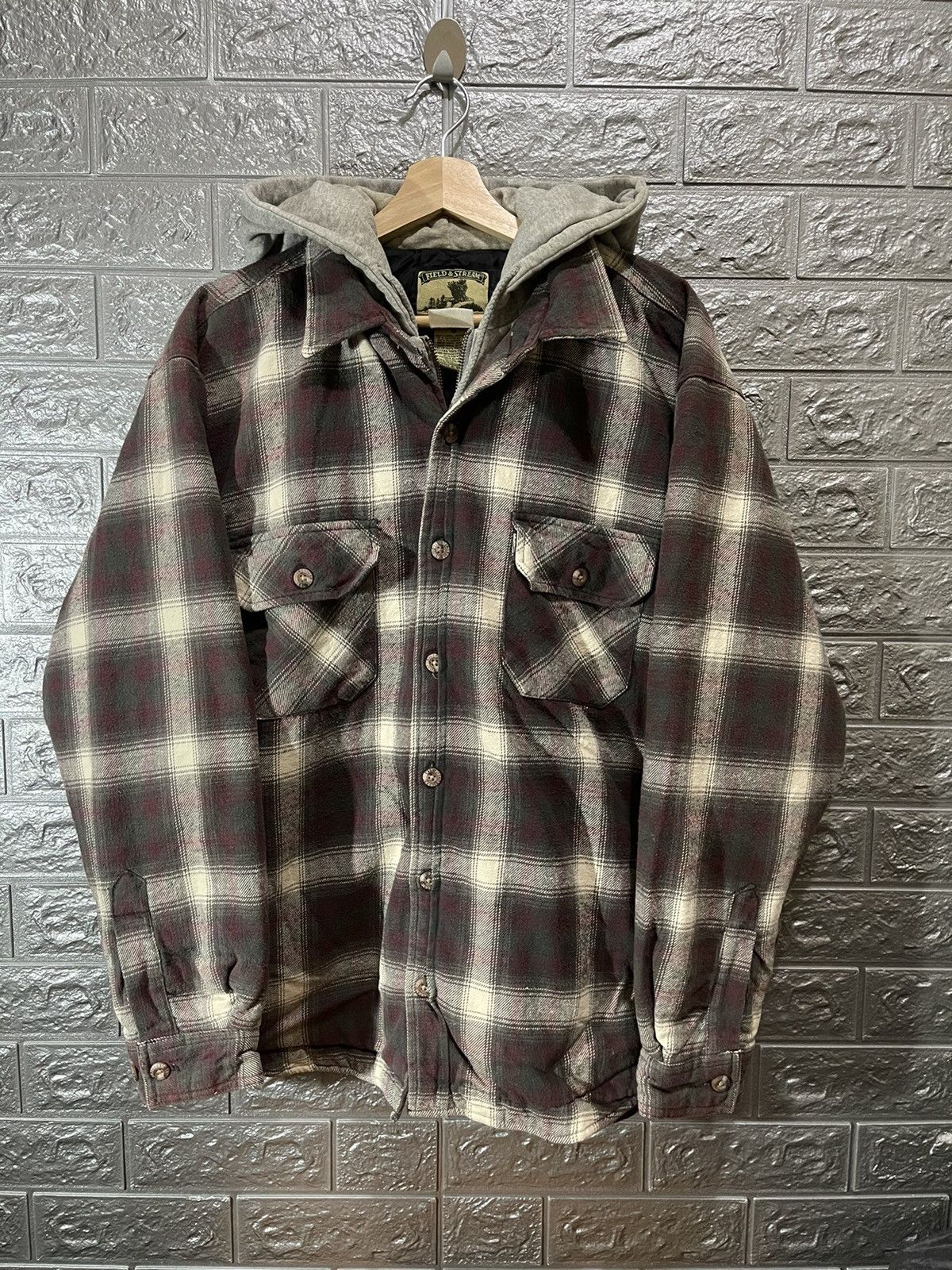 Field and stream flannel hoodie hotsell