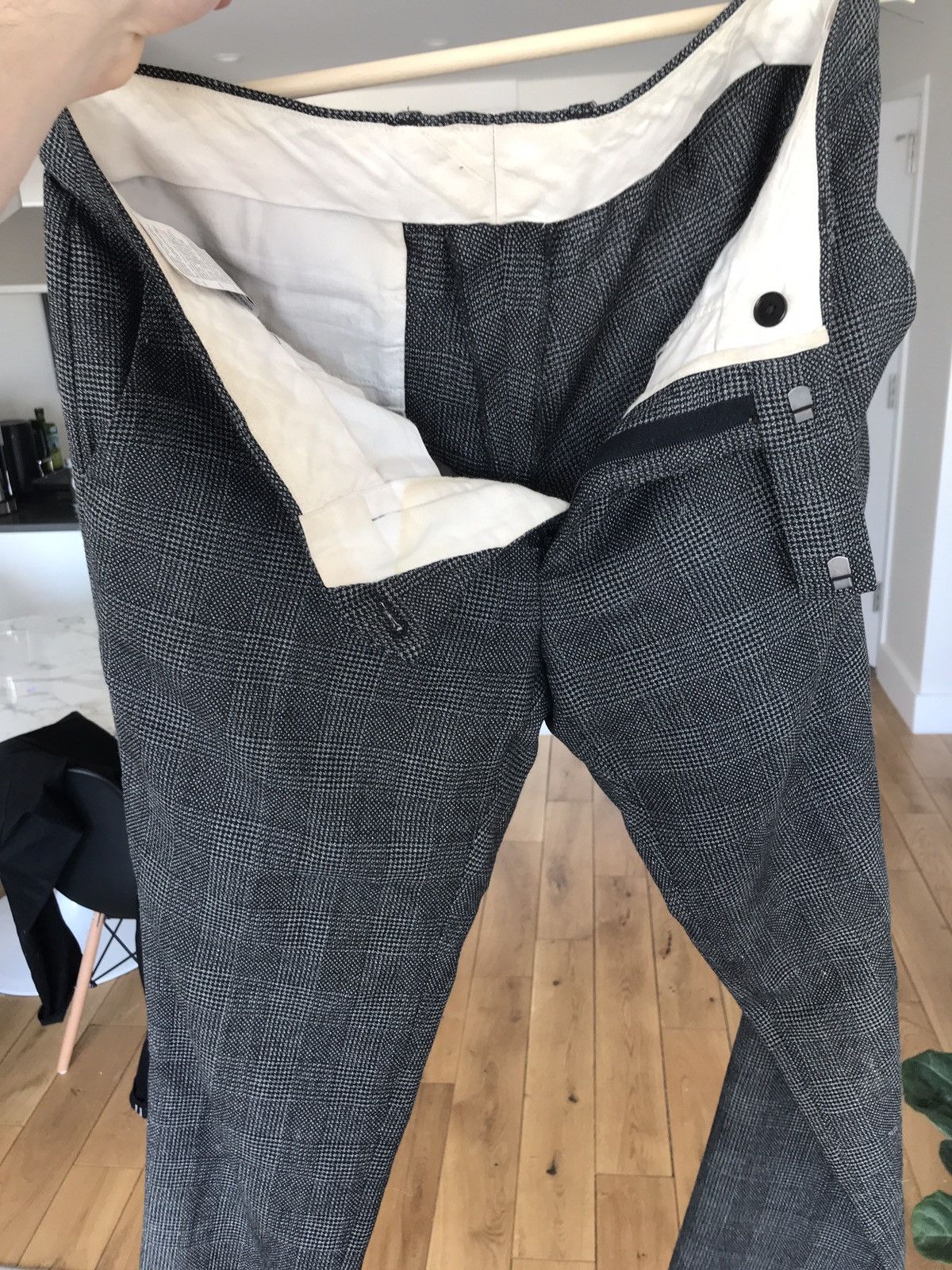Maison Margiela Unfinished Hem trousers Grailed