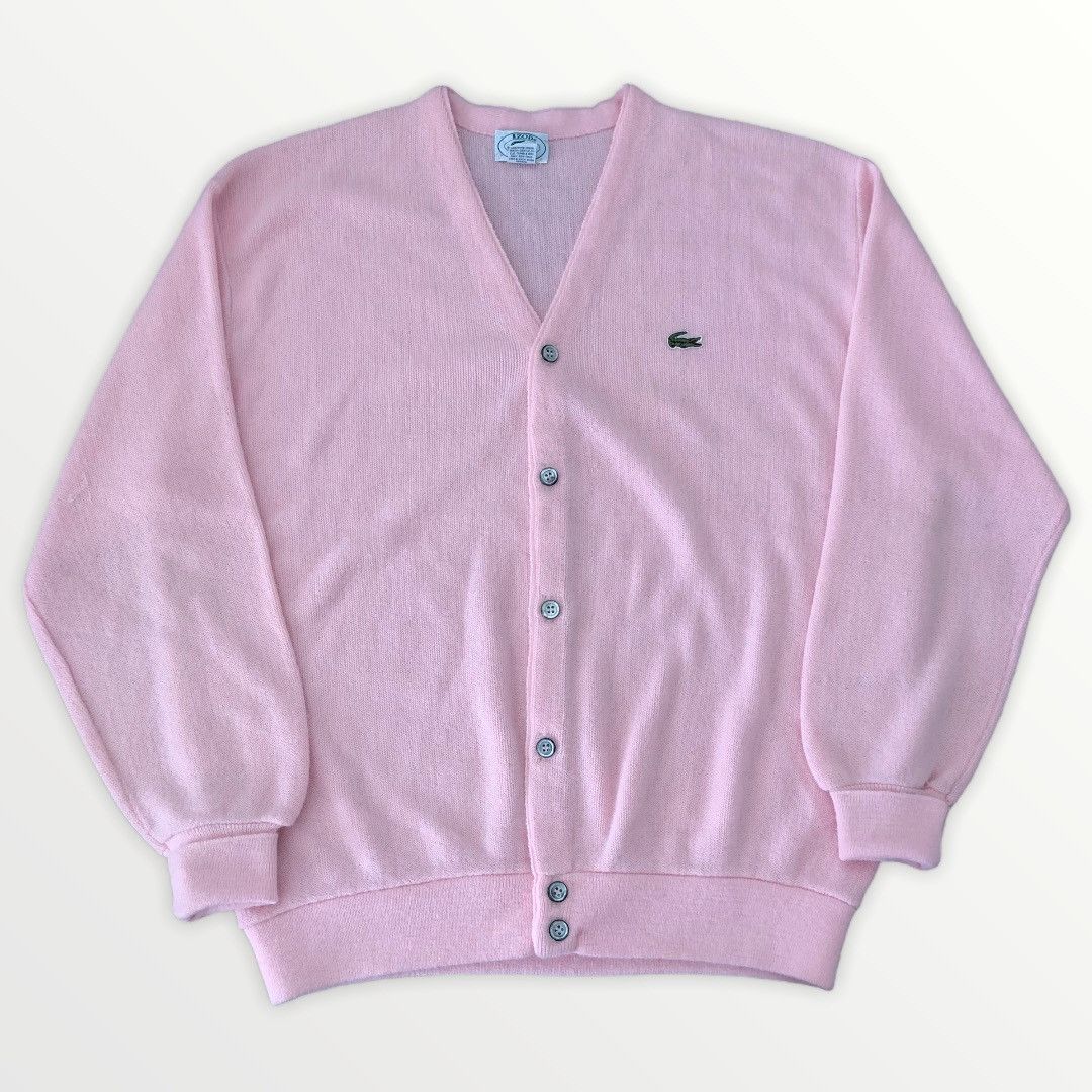 Izod × Lacoste × Vintage Vintage 90s Pink Izod Lacoste Knit Logo  