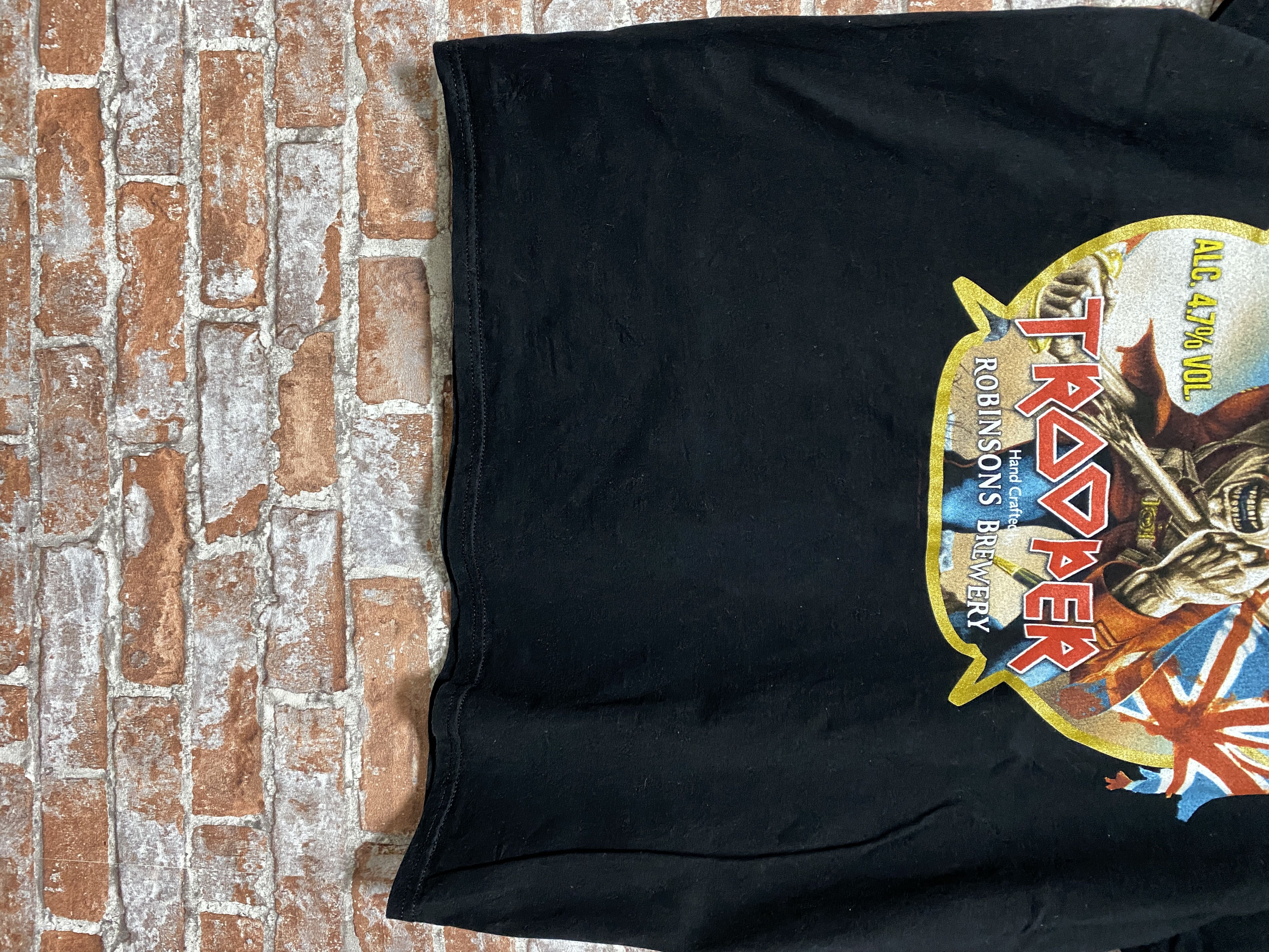 Band Tees × Iron Maiden × Vintage Iron Maiden 2010 Trooper Brewery British Tee shirt Size US L / EU 52-54 / 3 - 9 Thumbnail