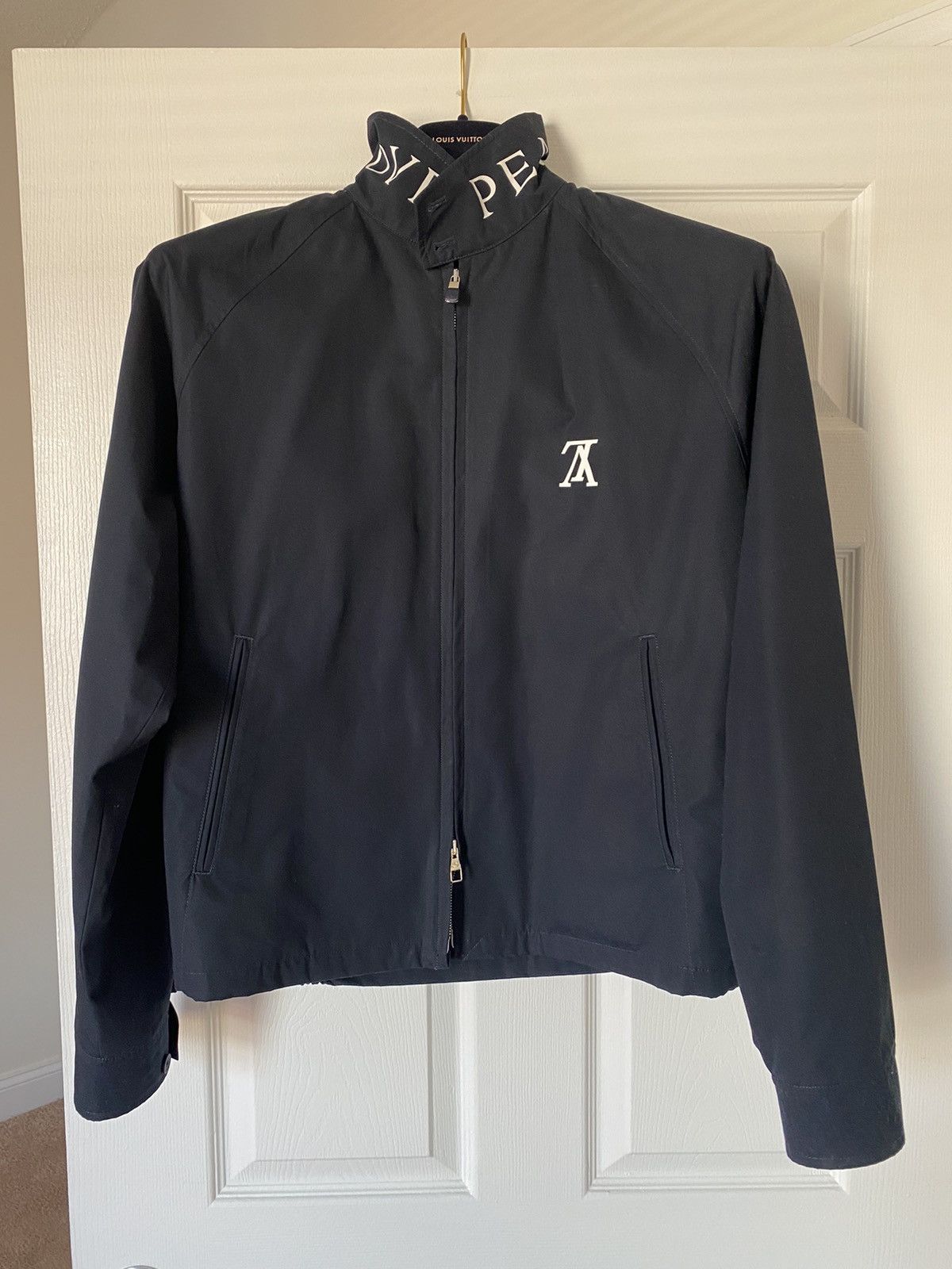 Louis Vuitton FINAL DROP Louis Vuitton Peace Love Hand Graphic Jacket Grailed
