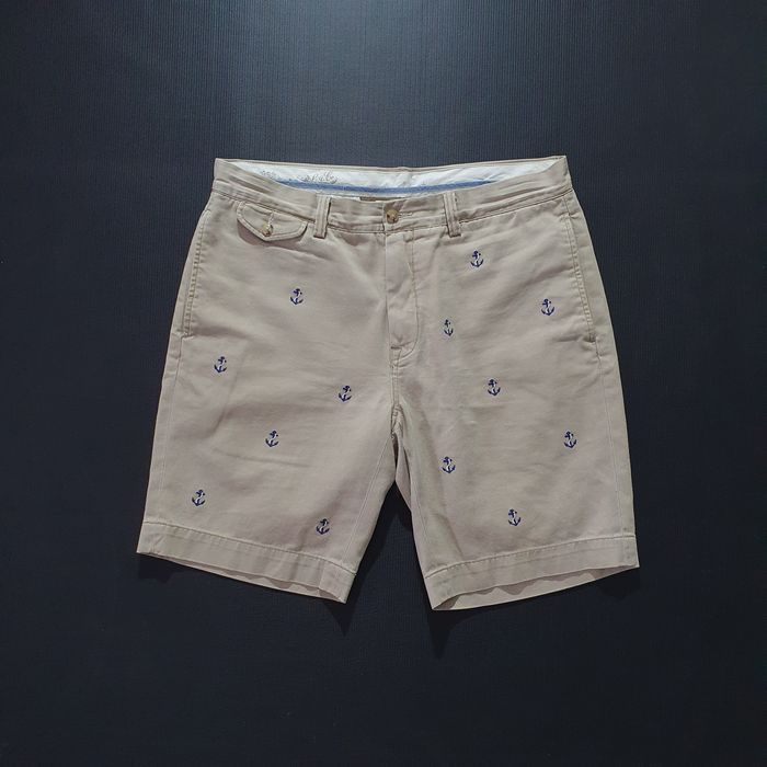 Ralph Lauren Very rare Anchors Embroidery by Ralph Lauren Marina Shorts ...