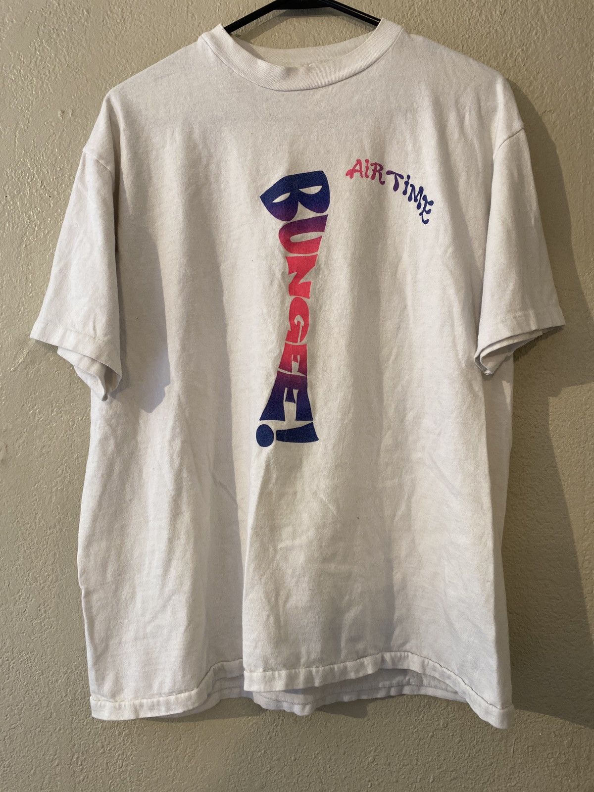 Vintage Vintage 90s Air Time Bungee! Tee Size US L / EU 52-54 / 3 - 2 Thumbnail