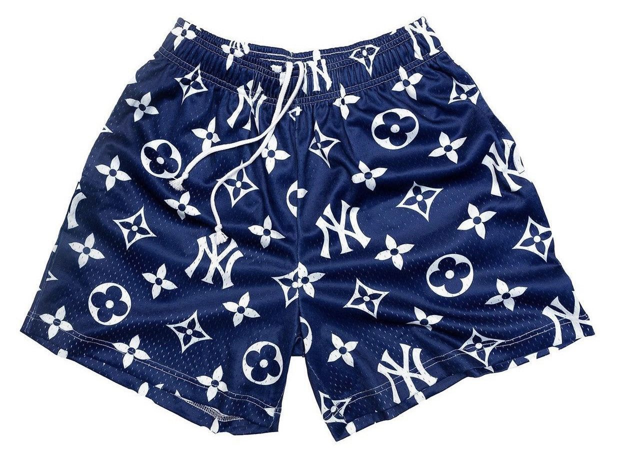 Bravest Studios Louis Vuitton LV Monogram NY Basketball Mesh Shorts, Men's  Fashion, Bottoms, Shorts on Carousell