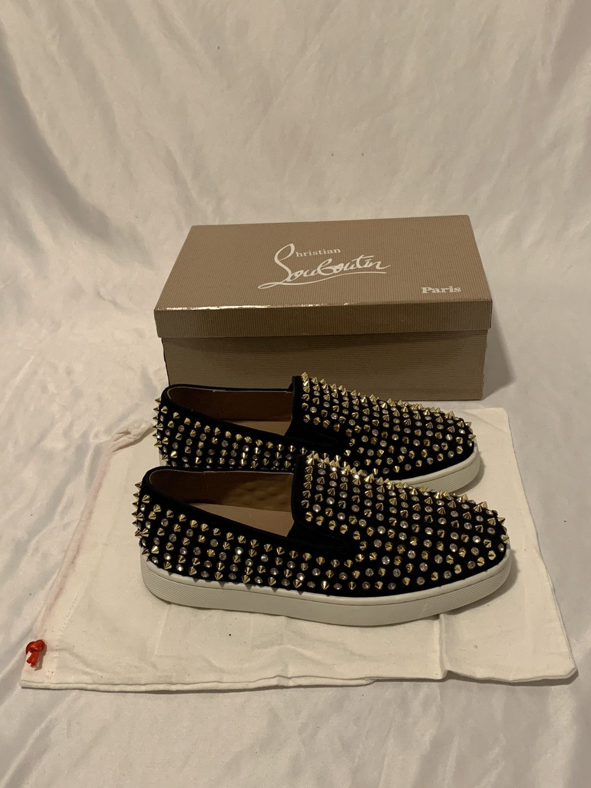 Christian Louboutin Christian Louboutin Roller Boat Pik Pik Flat Multi Size 41 Grailed