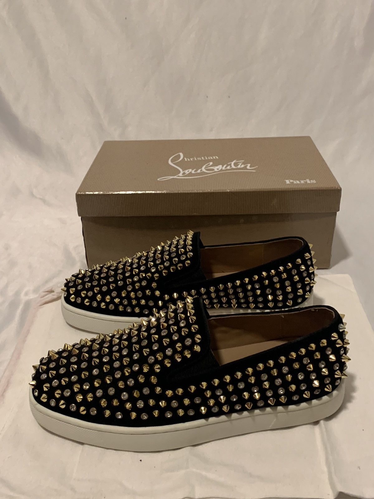 Christian Louboutin Christian Louboutin Roller Boat Pik Pik Flat Multi Size 41 Grailed