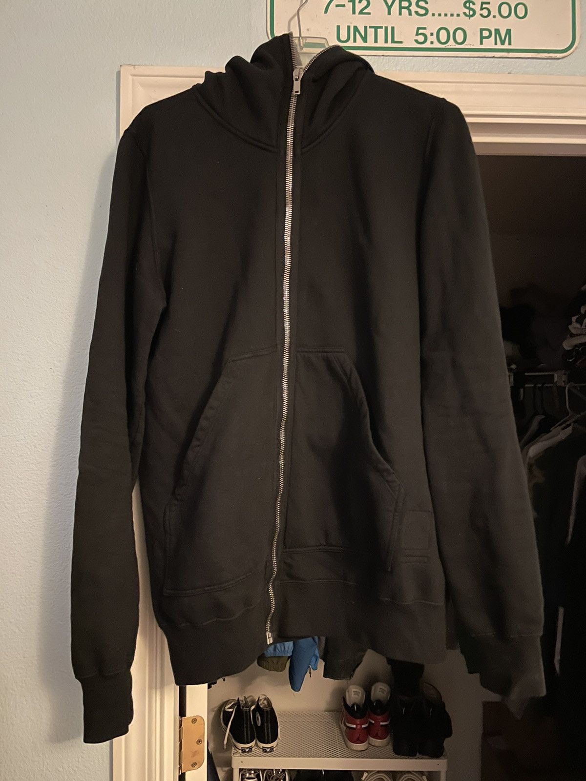LAST DROP Drkshdw Black Gimp Hoodie