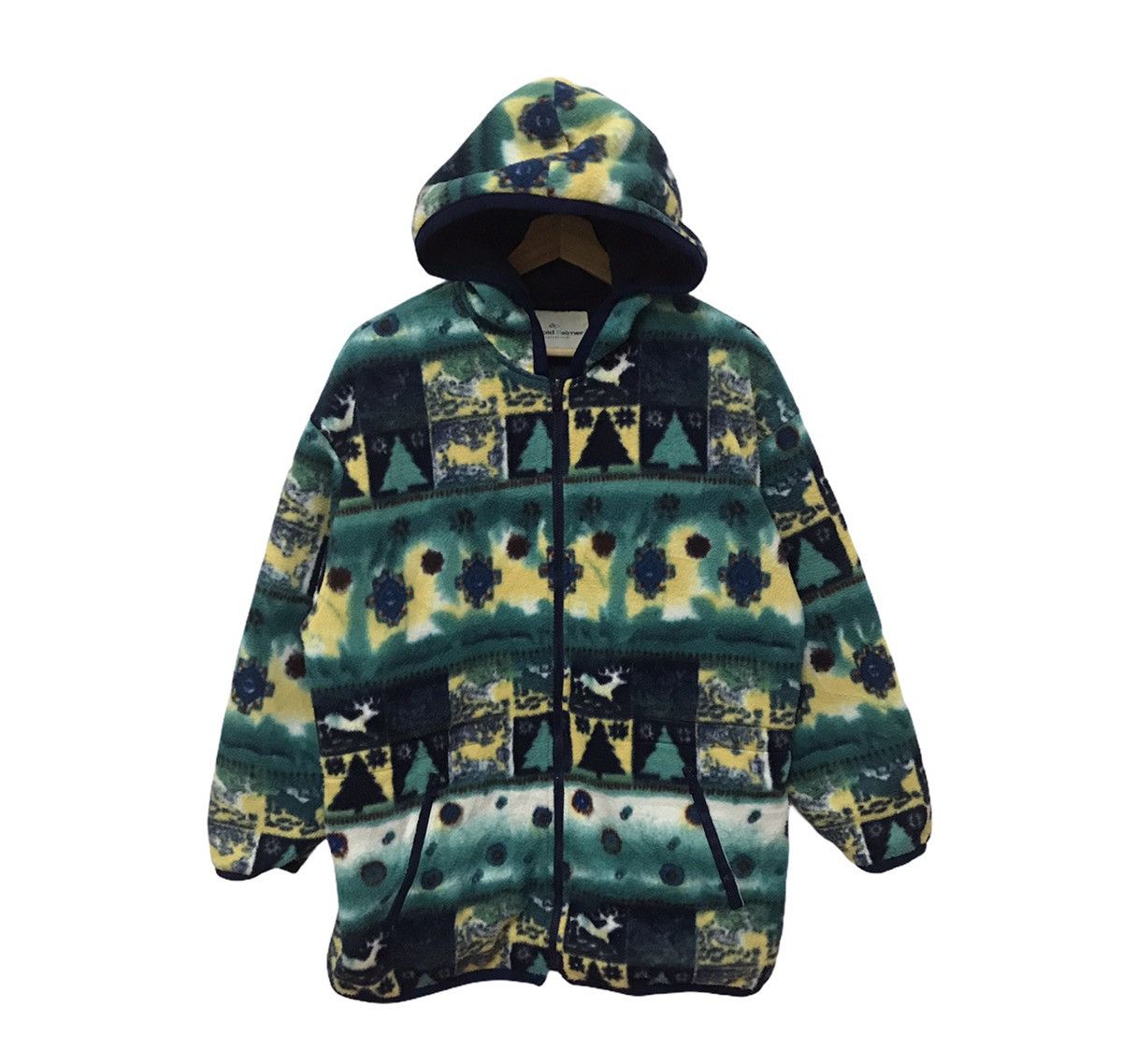 Japanese Brand Arnold Palmer Floral Multicolor Reversible Hoodie Jacket Size US M / EU 48-50 / 2 - 1 Thumbnail