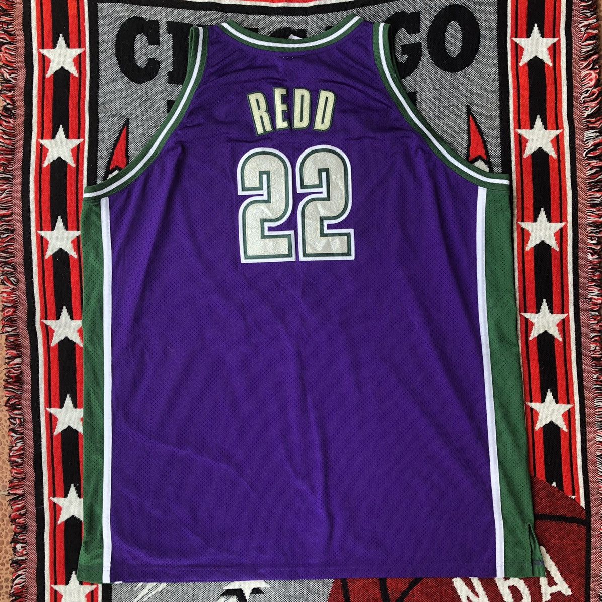 NBA Vintage Milwaukee Bucks Michael Redd Authentic Reebok Jersey Size US XXL / EU 58 / 5 - 2 Thumbnail