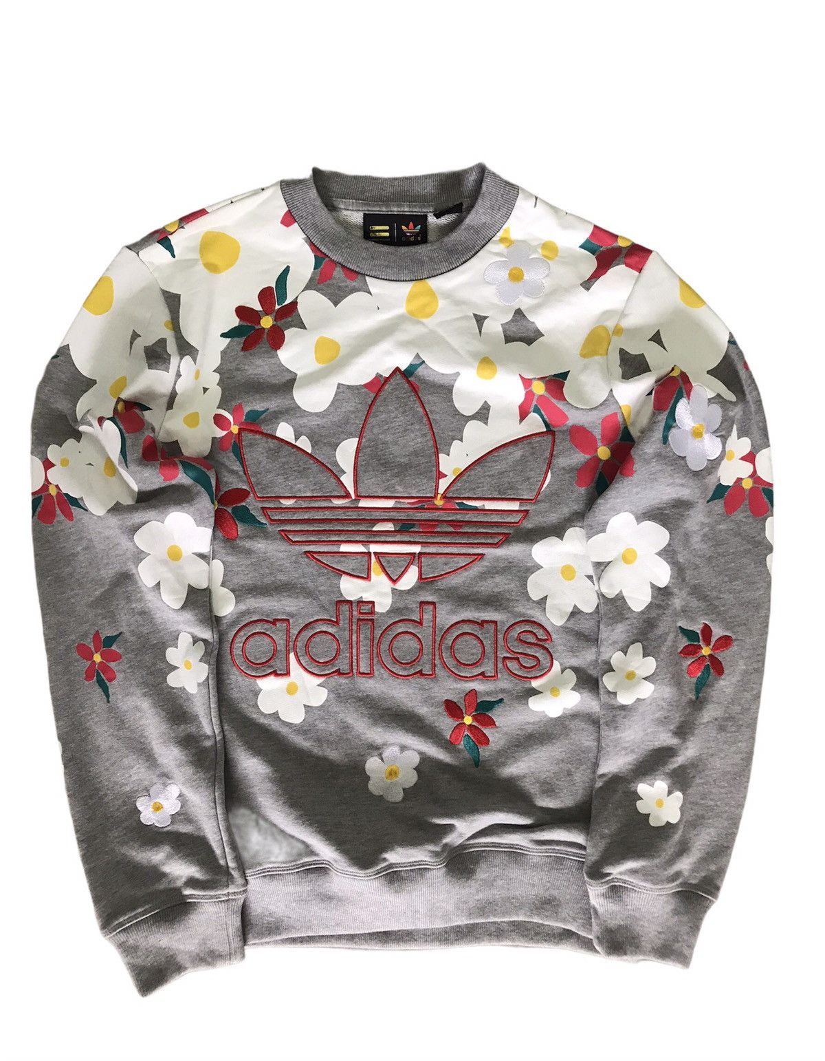 Adidas Pharrell Adidas x pharrell williams floral Sweatshirt Grailed