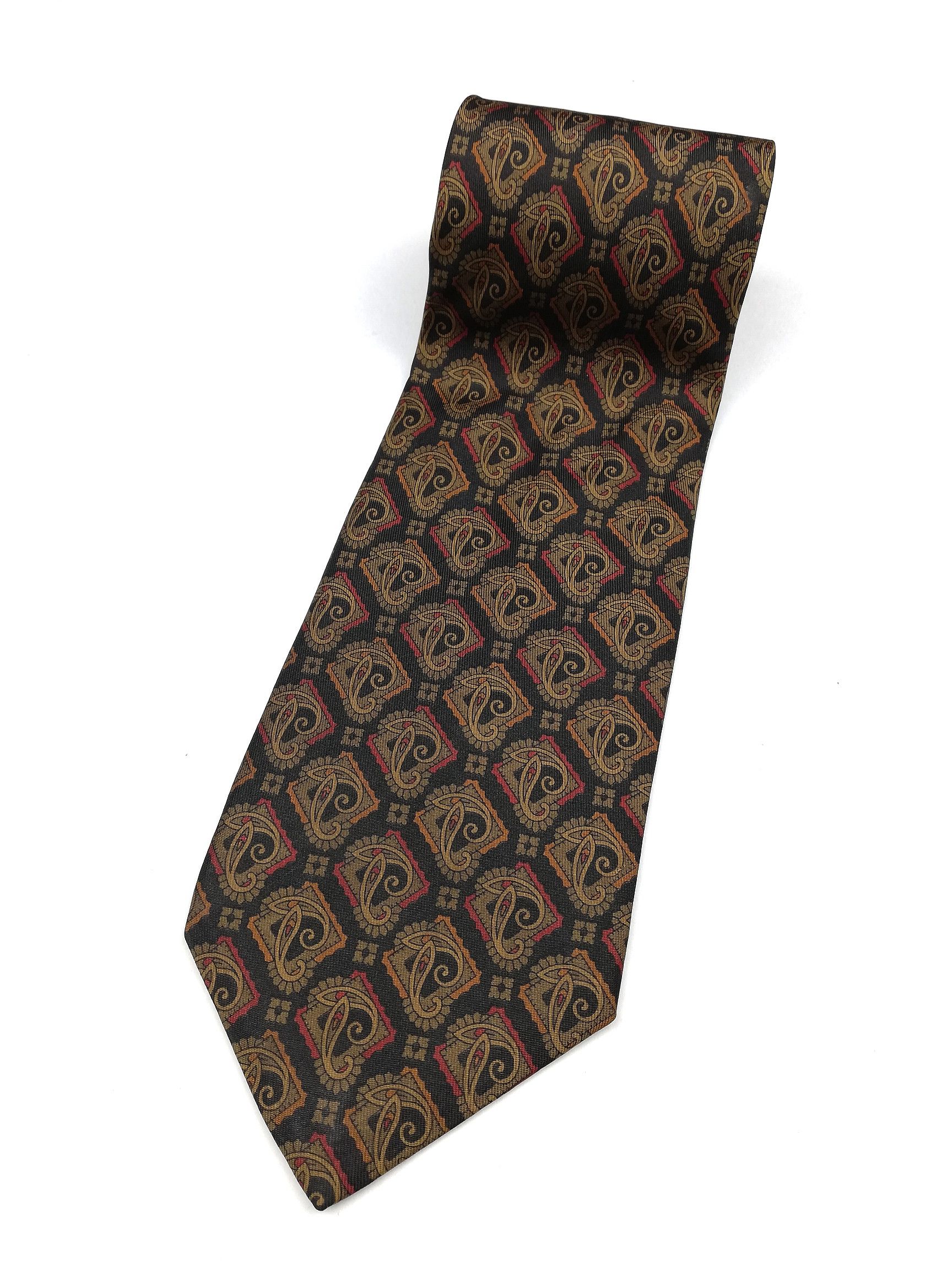 Yves Saint Laurent Yves Saint Laurent Paisley Design Mens Fashion Style Size ONE SIZE - 1 Thumbnail