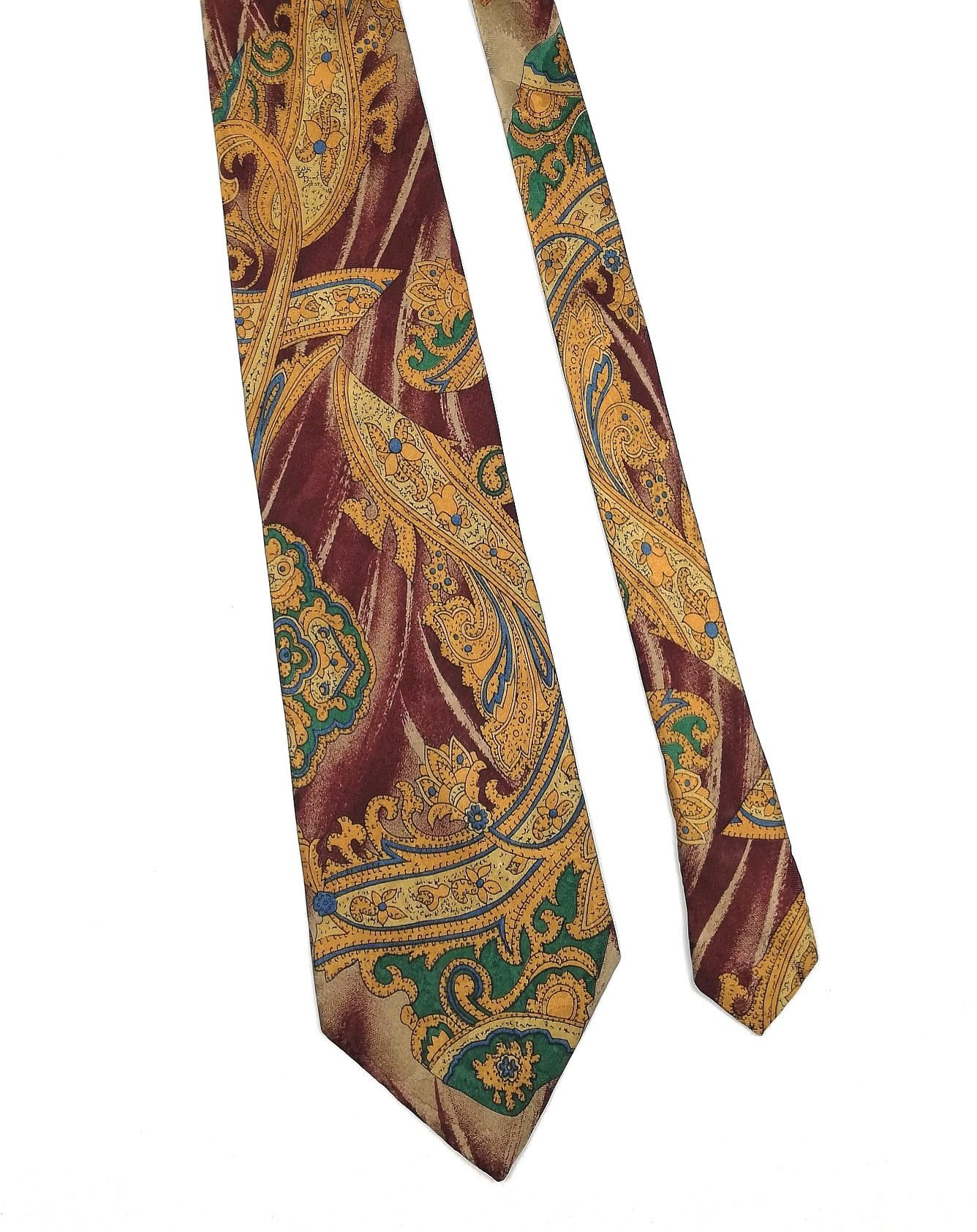 Japanese Brand Vintage Lejour Paisley's Necktie For Mens Fashion Style Size ONE SIZE - 8 Thumbnail